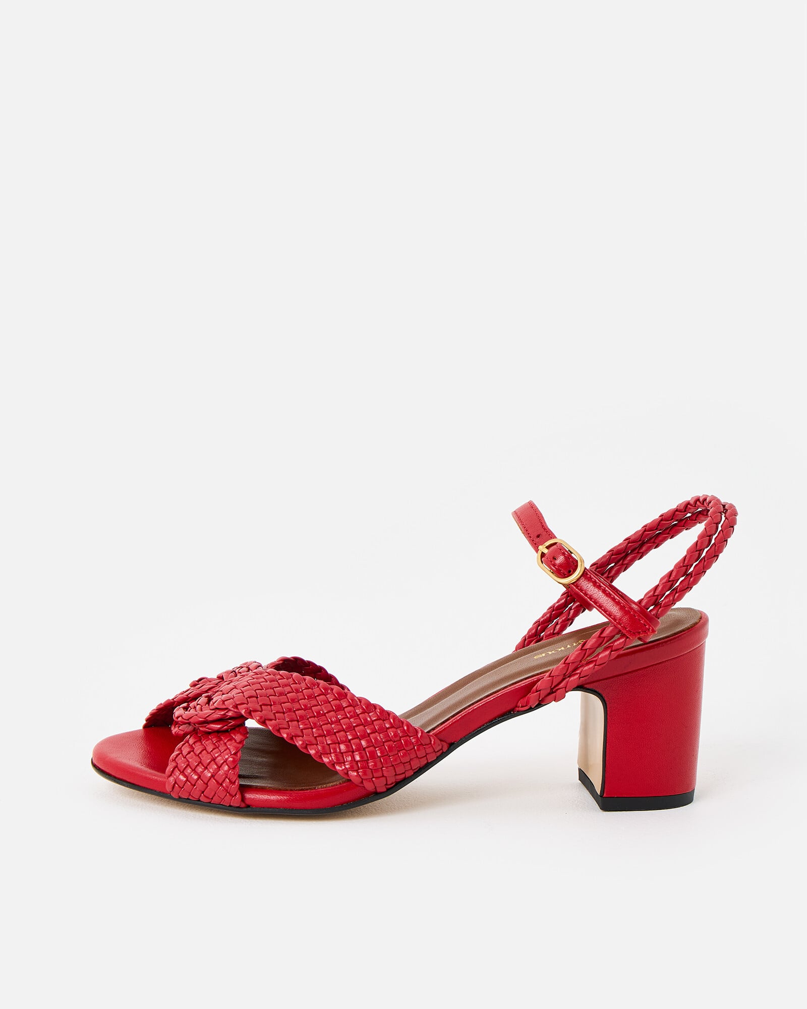 Anonymous Copenhagen Dilaya 55 Red Braided Leather Heeled Sandals anonymous-copenhagen-dilaya-55-red-braided-leather-heeled-sandals