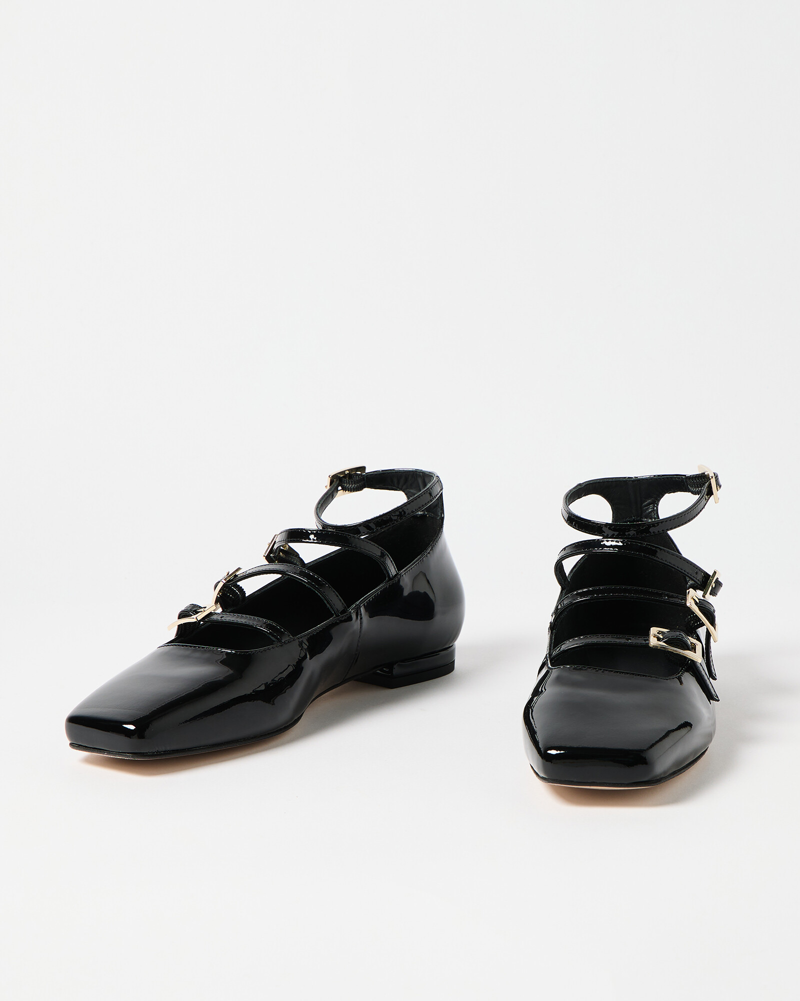 Alohas Gladiator Flats - Black main image 0