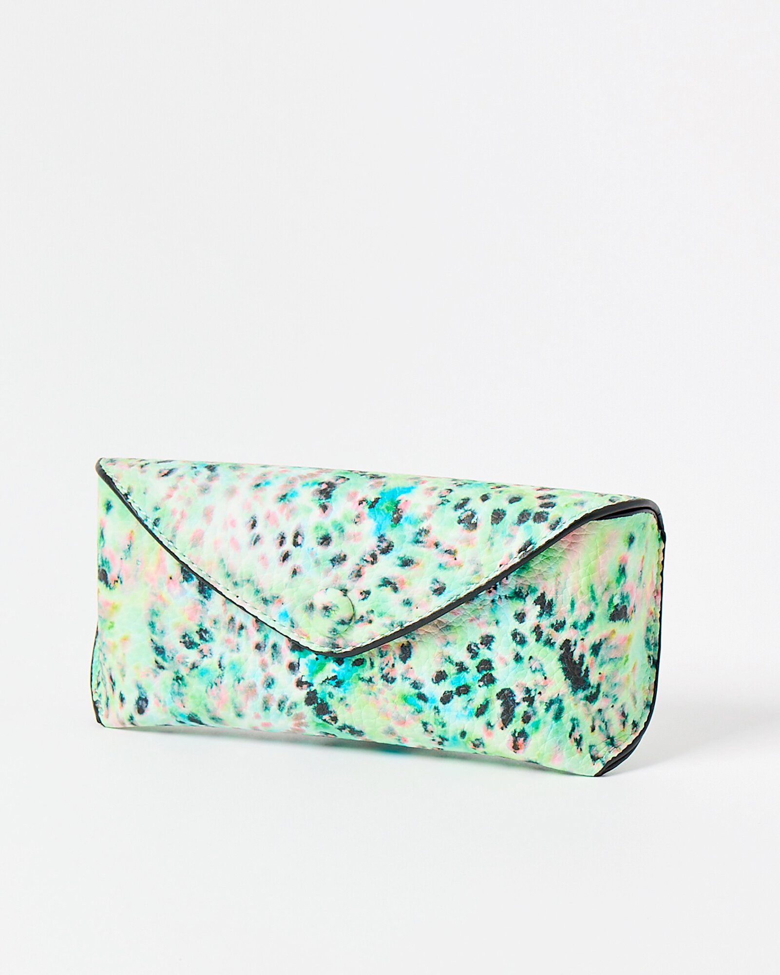 Water Print Green Glasses Case Oliver Bonas