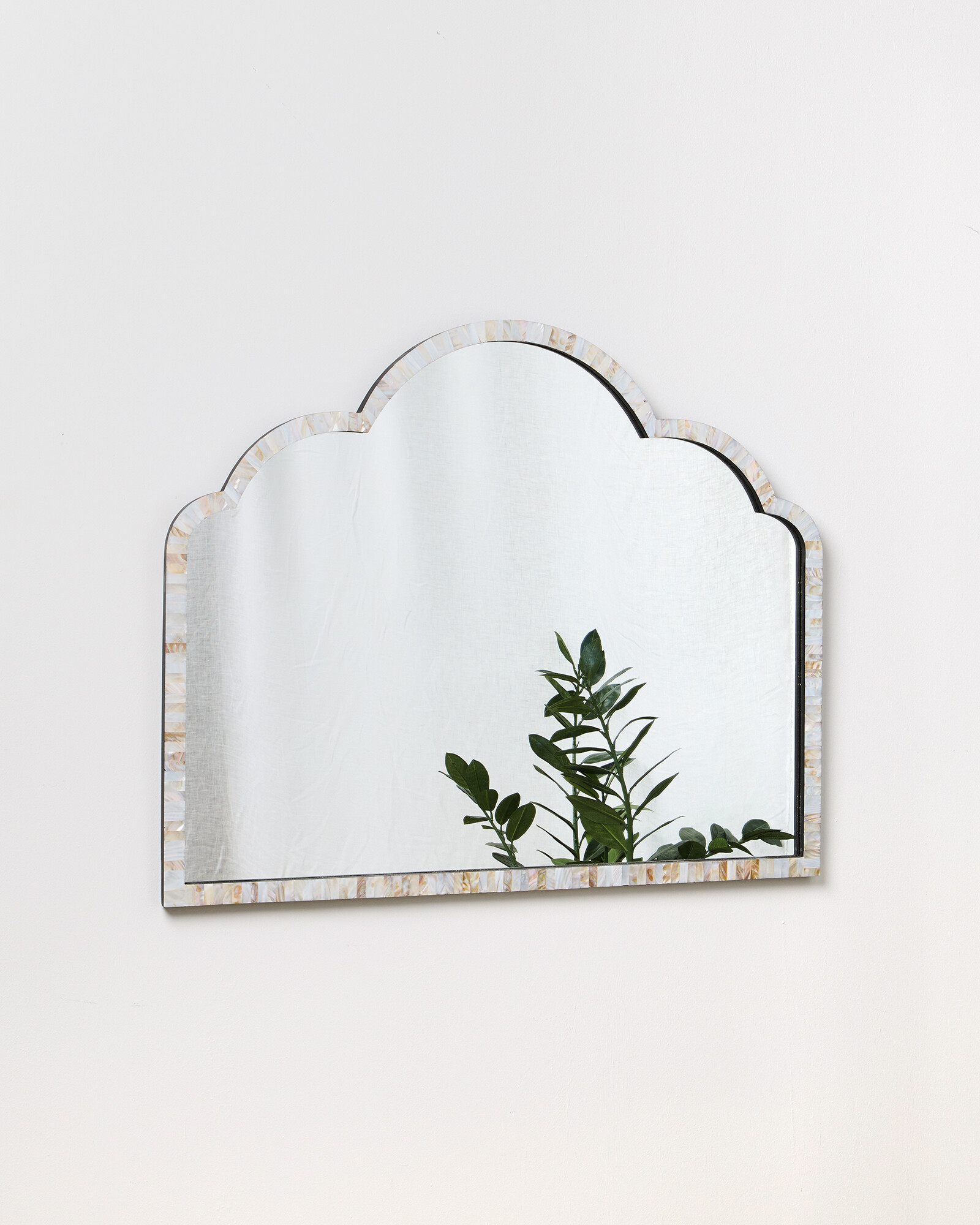 Mila Mother of Pearl Mantle Mirror