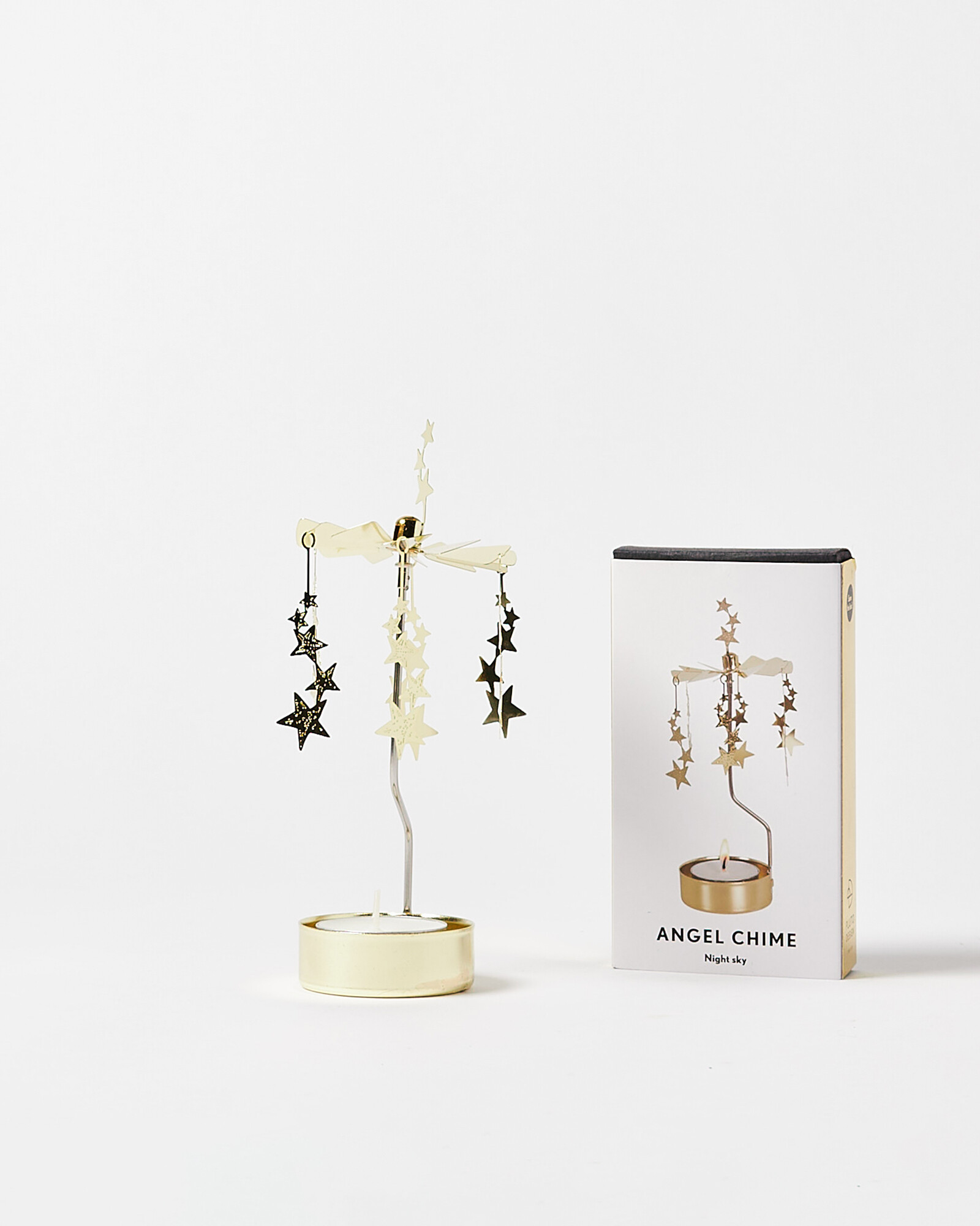 Night Sky Gold Spinner Candle Holder Oliver Bonas