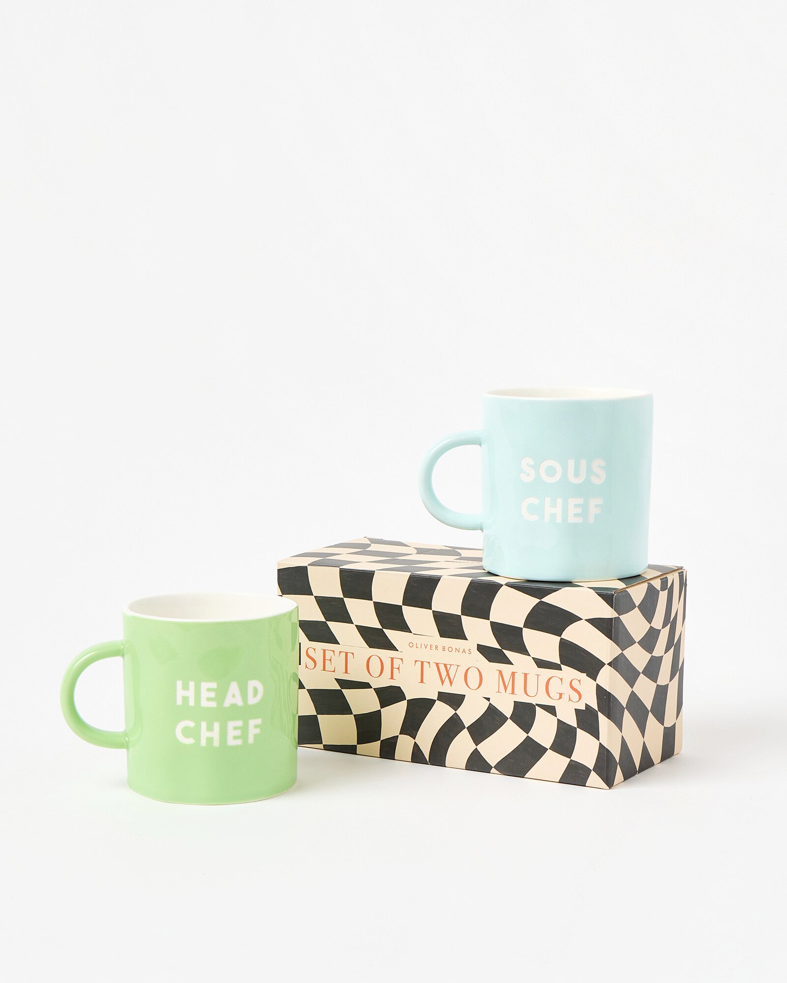 Head Chef & Sous Chef Mugs Set of Two