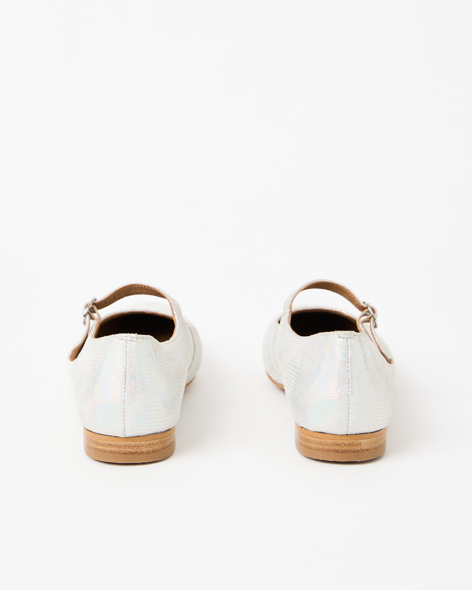 Leather Mary Jane Shoes in Sky Blue (24-35EU)