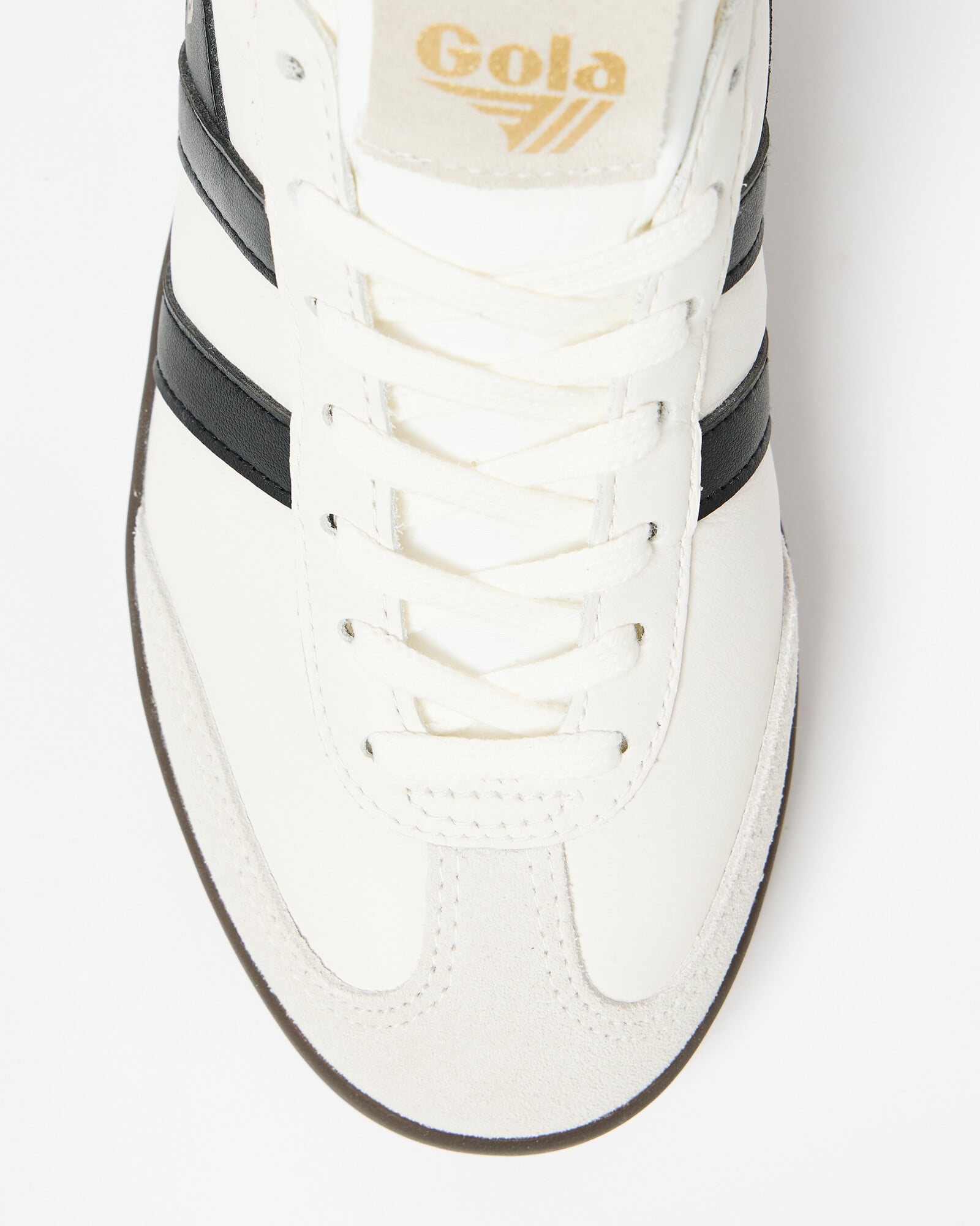 Gola CYCLON Leather Black W – Sneaker Donna In Pelle Bianca E Nera