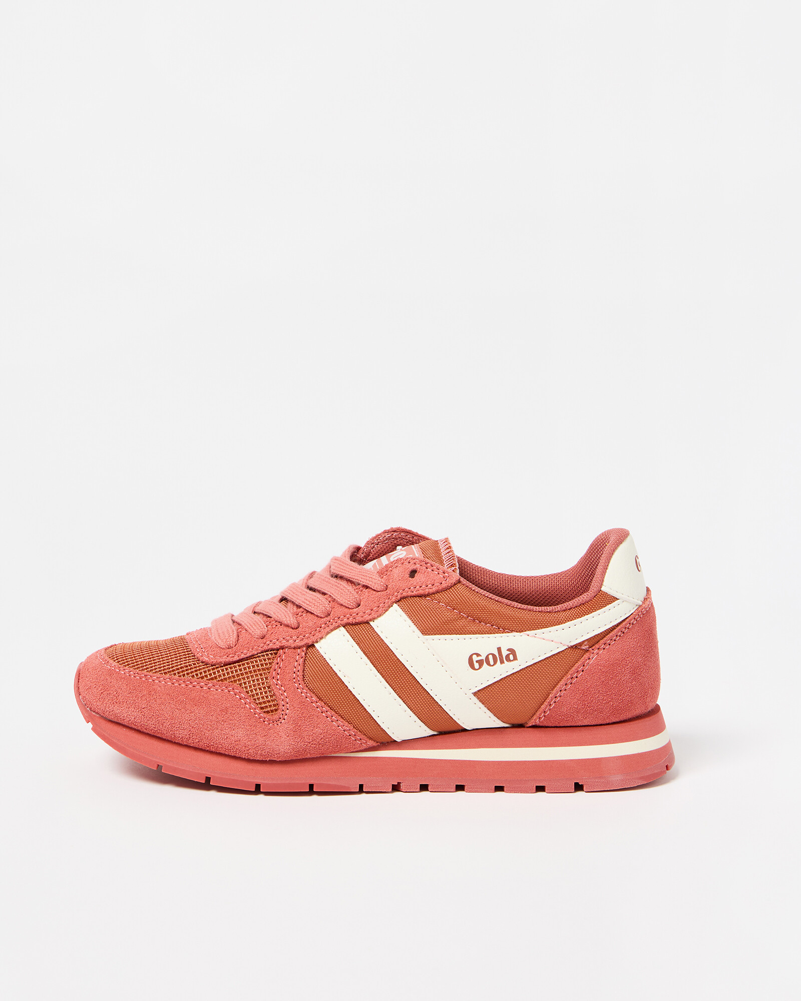 Gola Daytona 88 Pink Leather Trainers Oliver Bonas