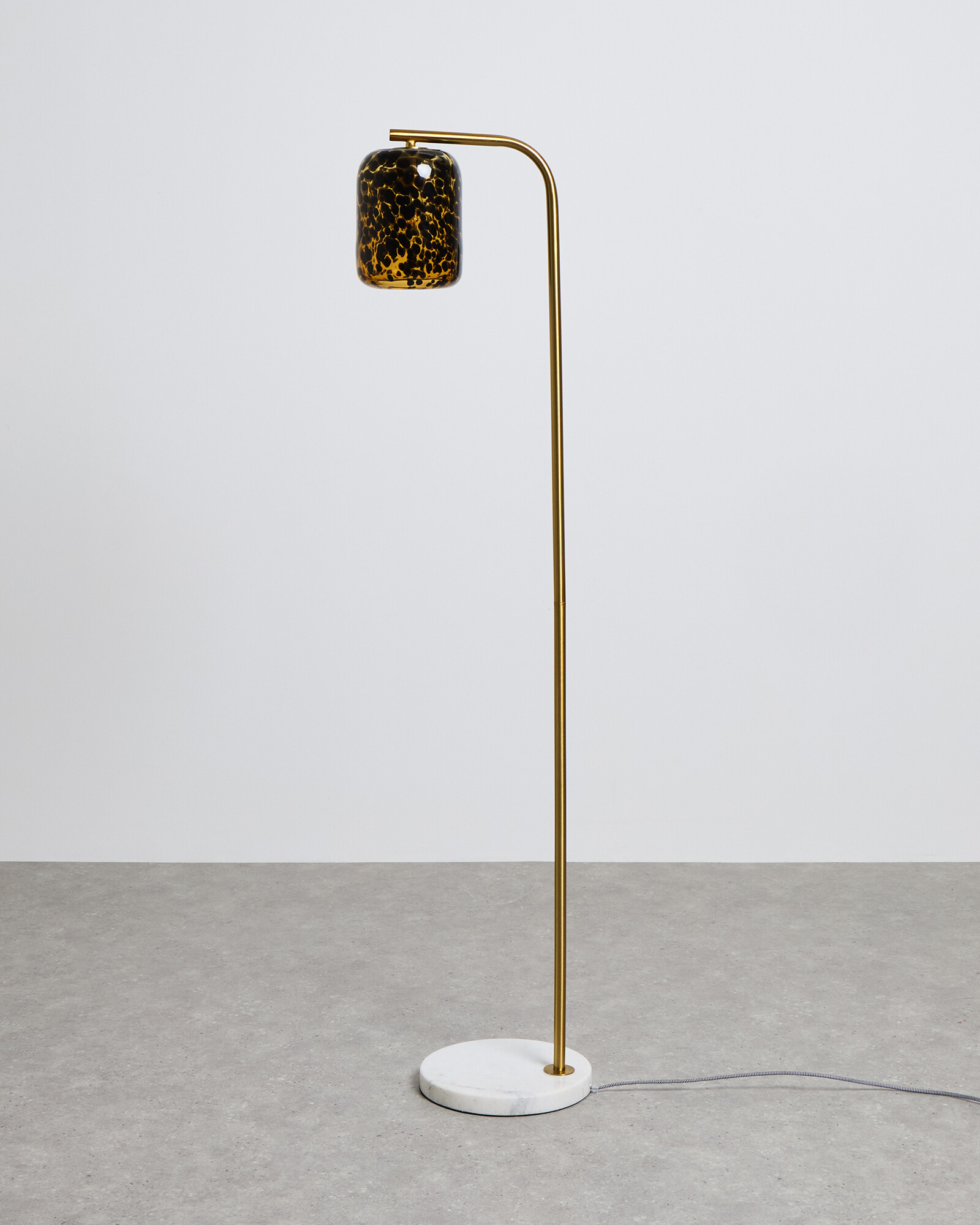 Tortuga Gold & Marble Floor Lamp