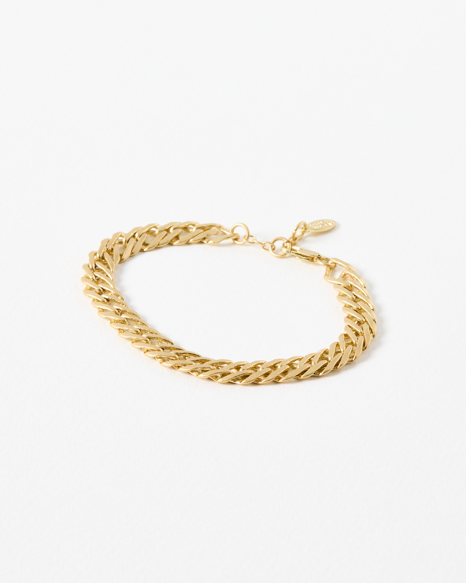 GEMMA GOLD CHUNKY ROPE CHAIN BRACELET main image 0