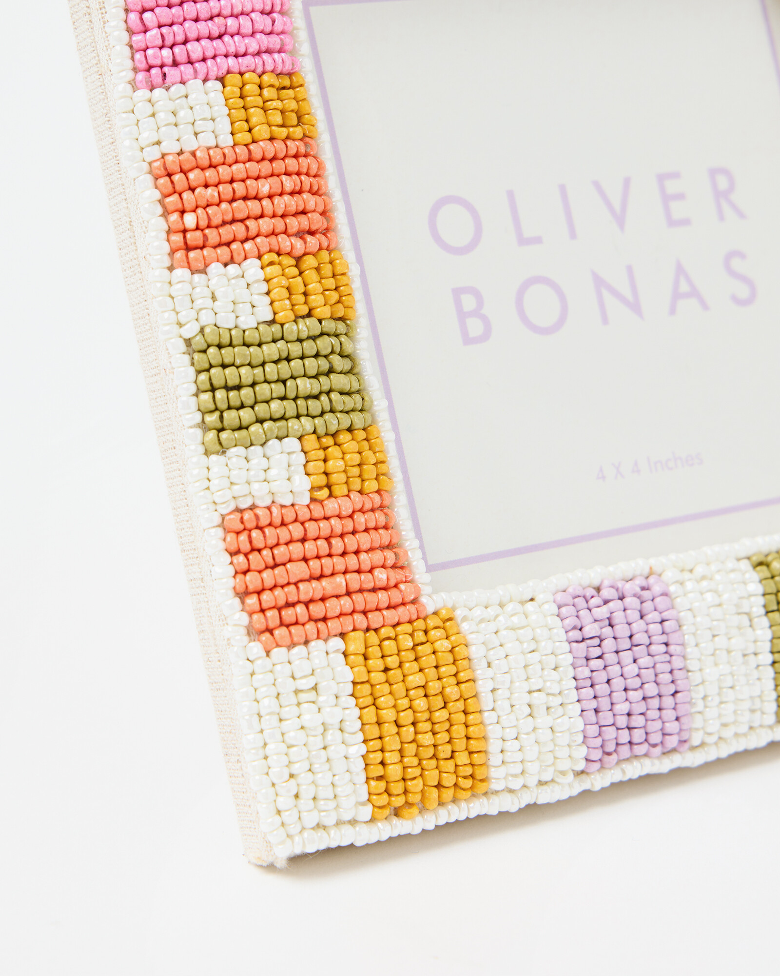 Alina Beaded Photo Frame Oliver Bonas