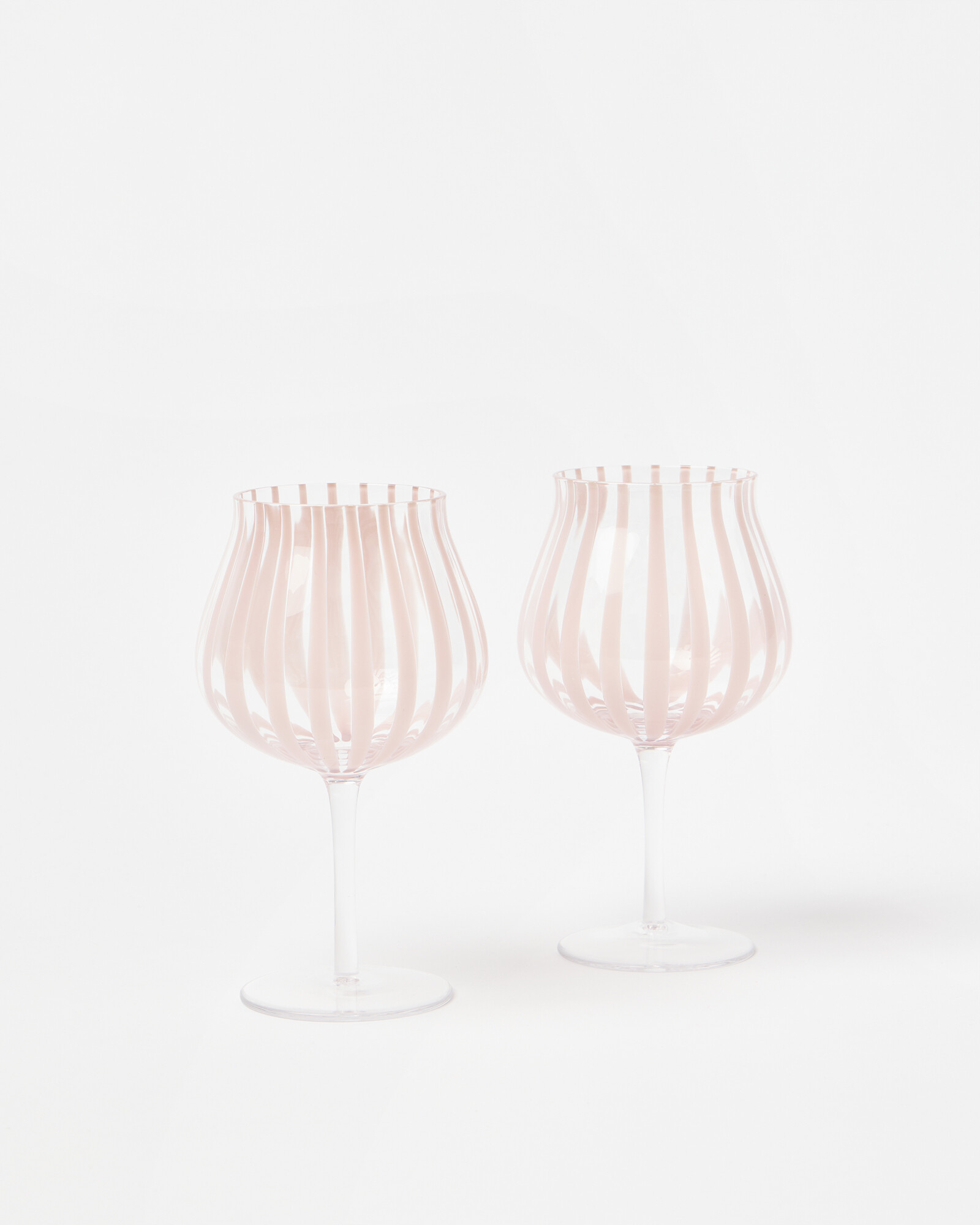 Vita Pink Gin Glasses Set of Two