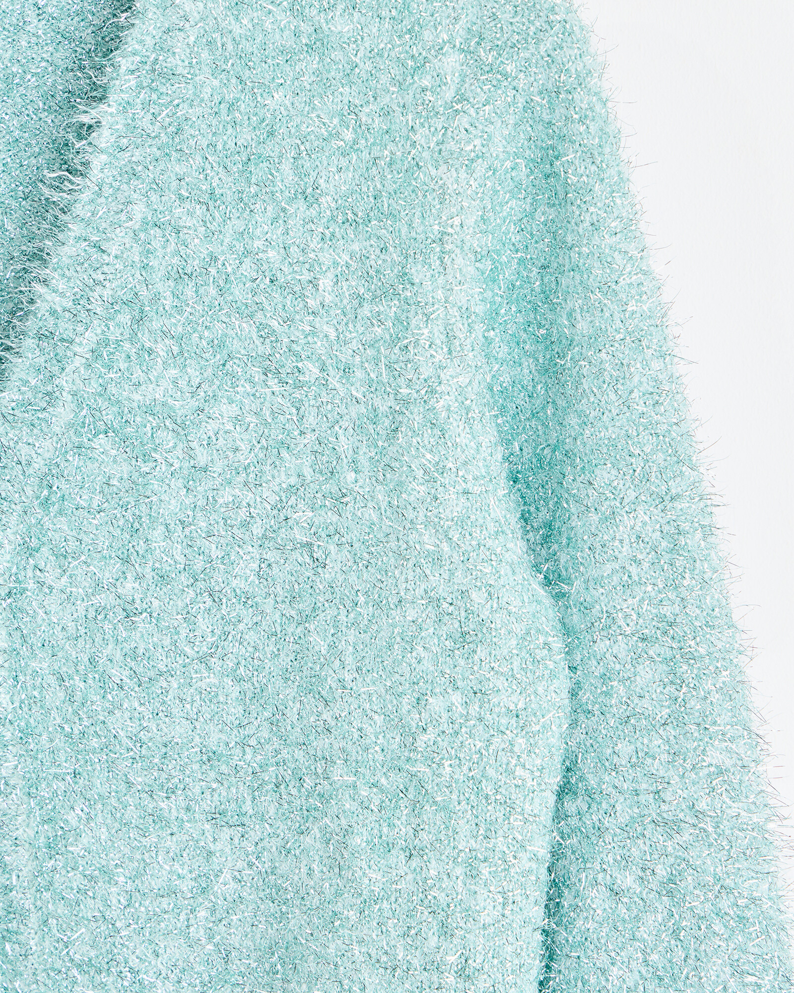 Mint Green Sparkly Knitted Cardigan Oliver Bonas US