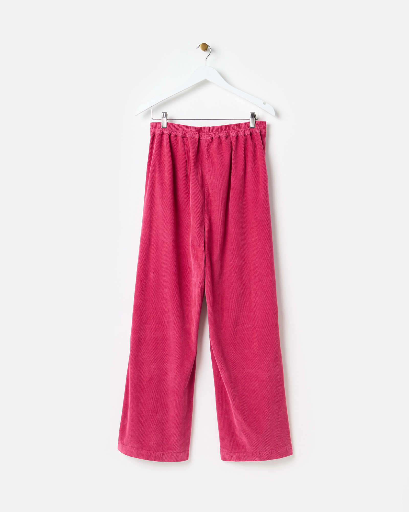 Pink Corduroy Wide Leg Trousers | Oliver Bonas