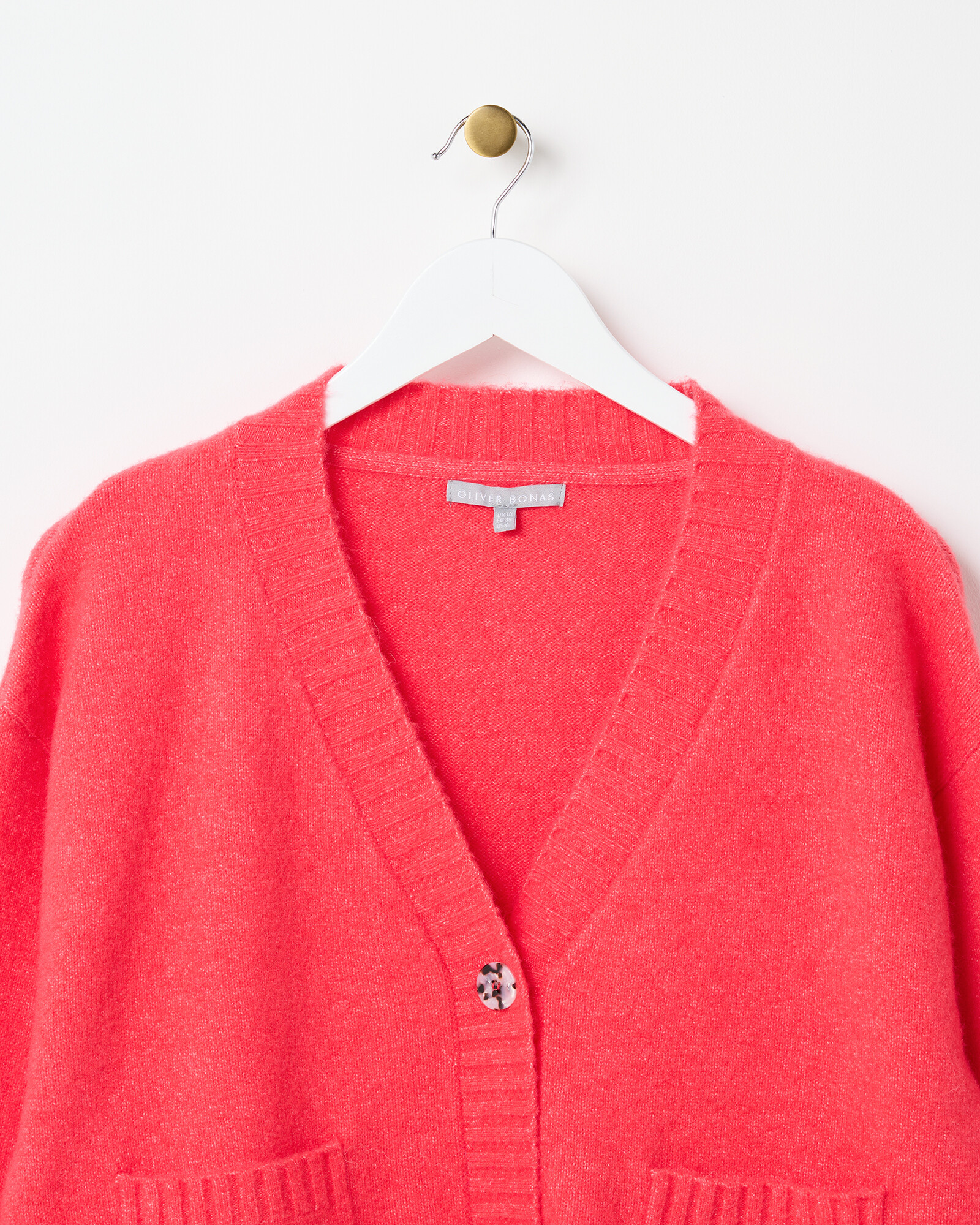 BLACK COLOUR Bcbella Knit Cardigan Coral Red main image 0