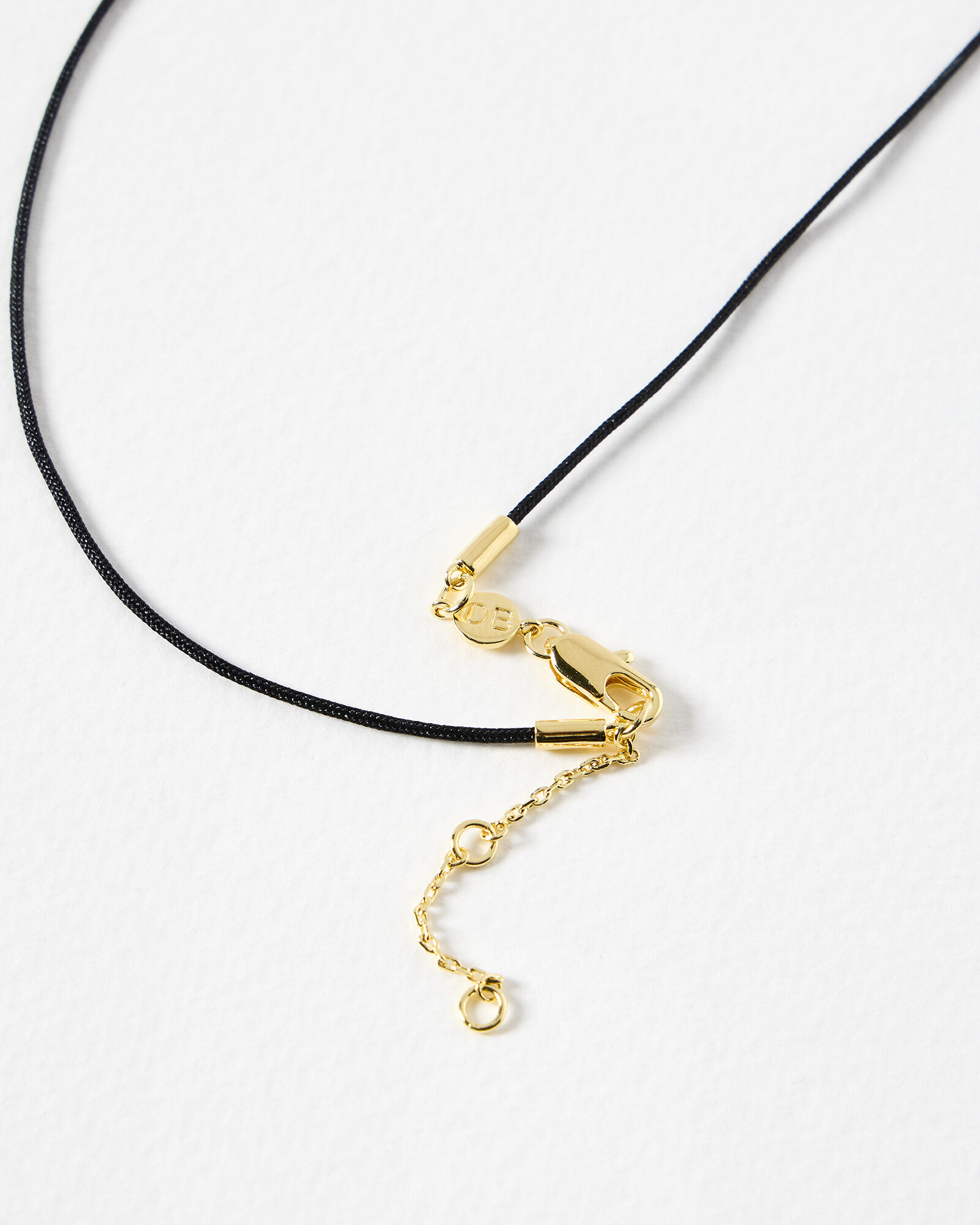 Elara Green Stone Star Charm Corded Necklace Oliver Bonas