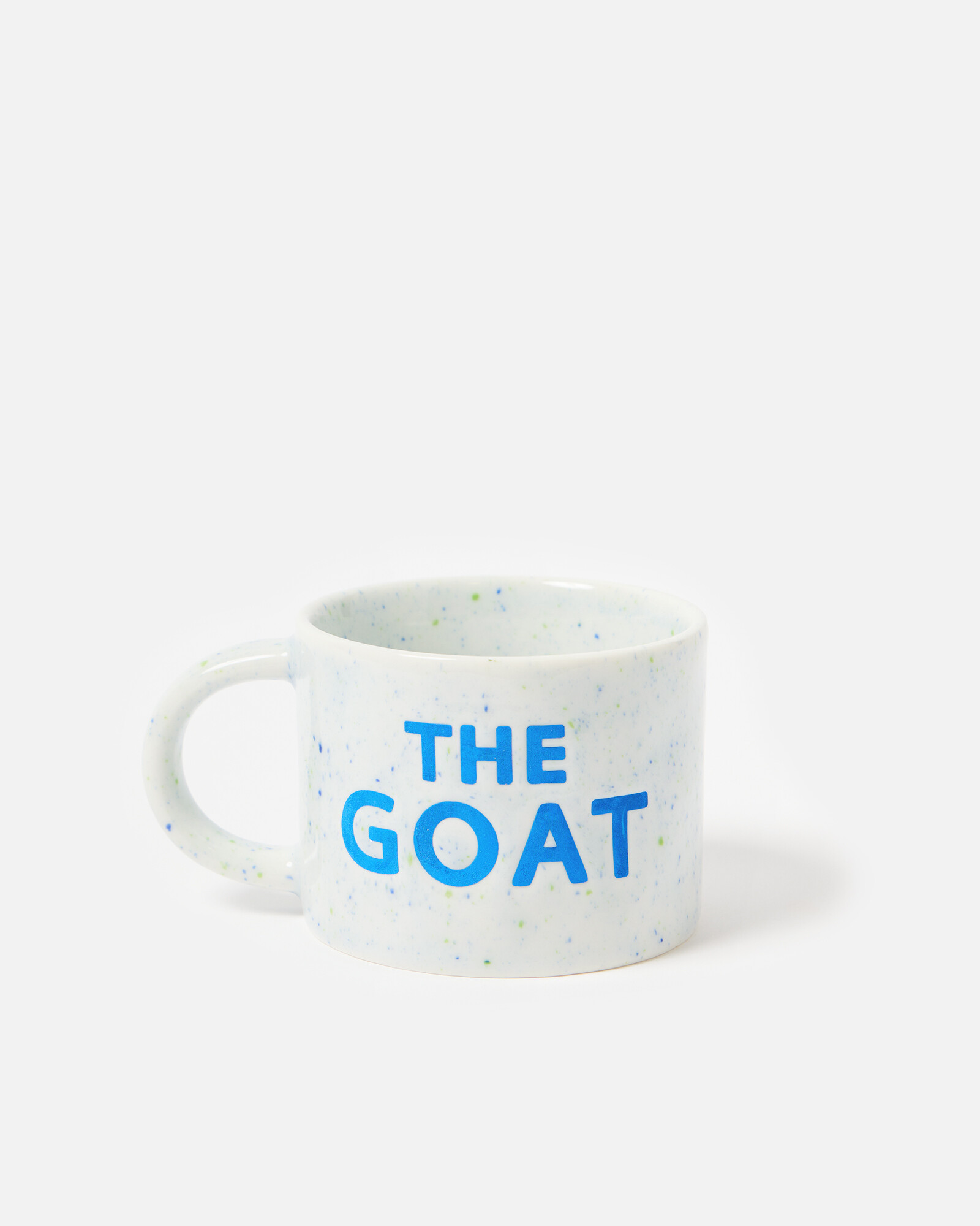 The GOAT Blue Speckle Ceramic Mug