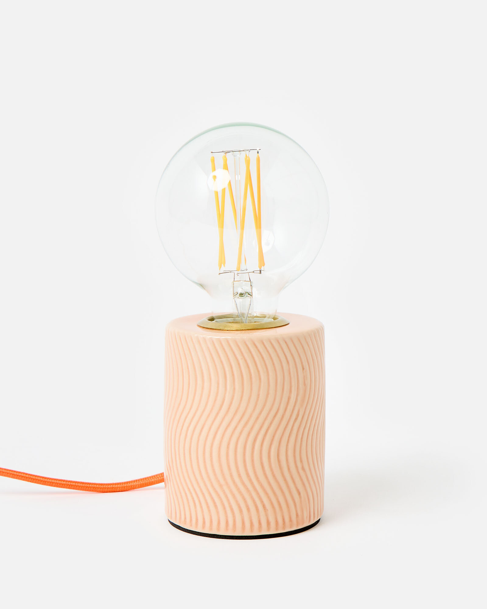 Minuit Pink Ceramic Desk & Table Lamp Base