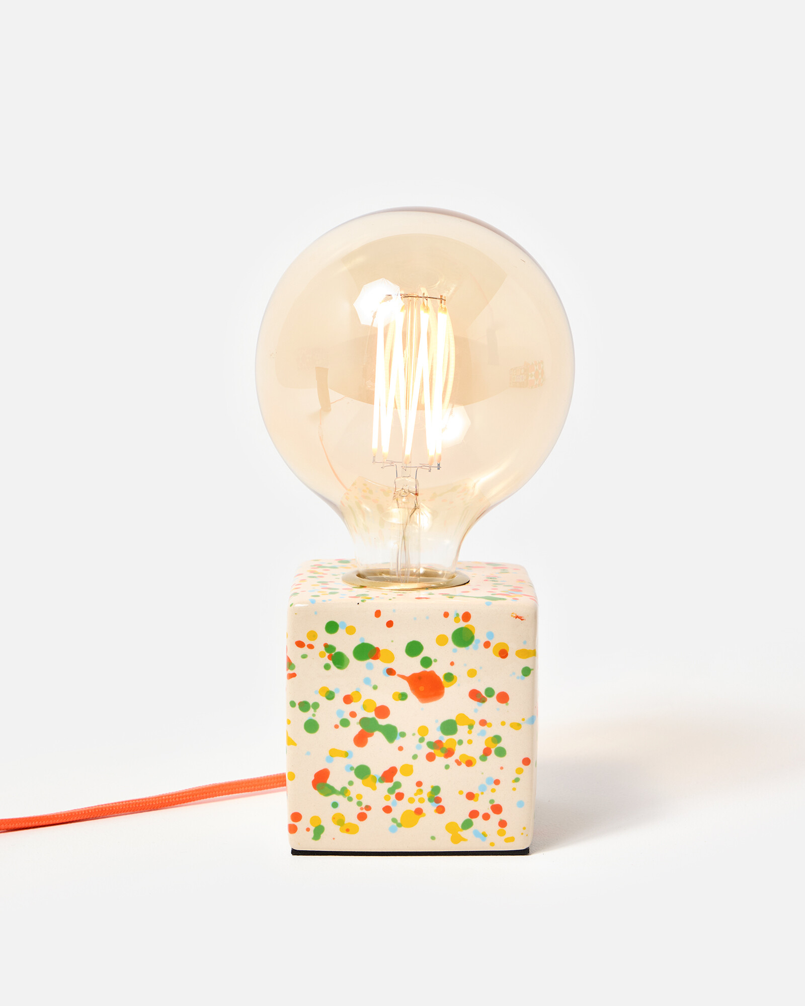 Splatter Ceramic Desk and Table Lamp Base