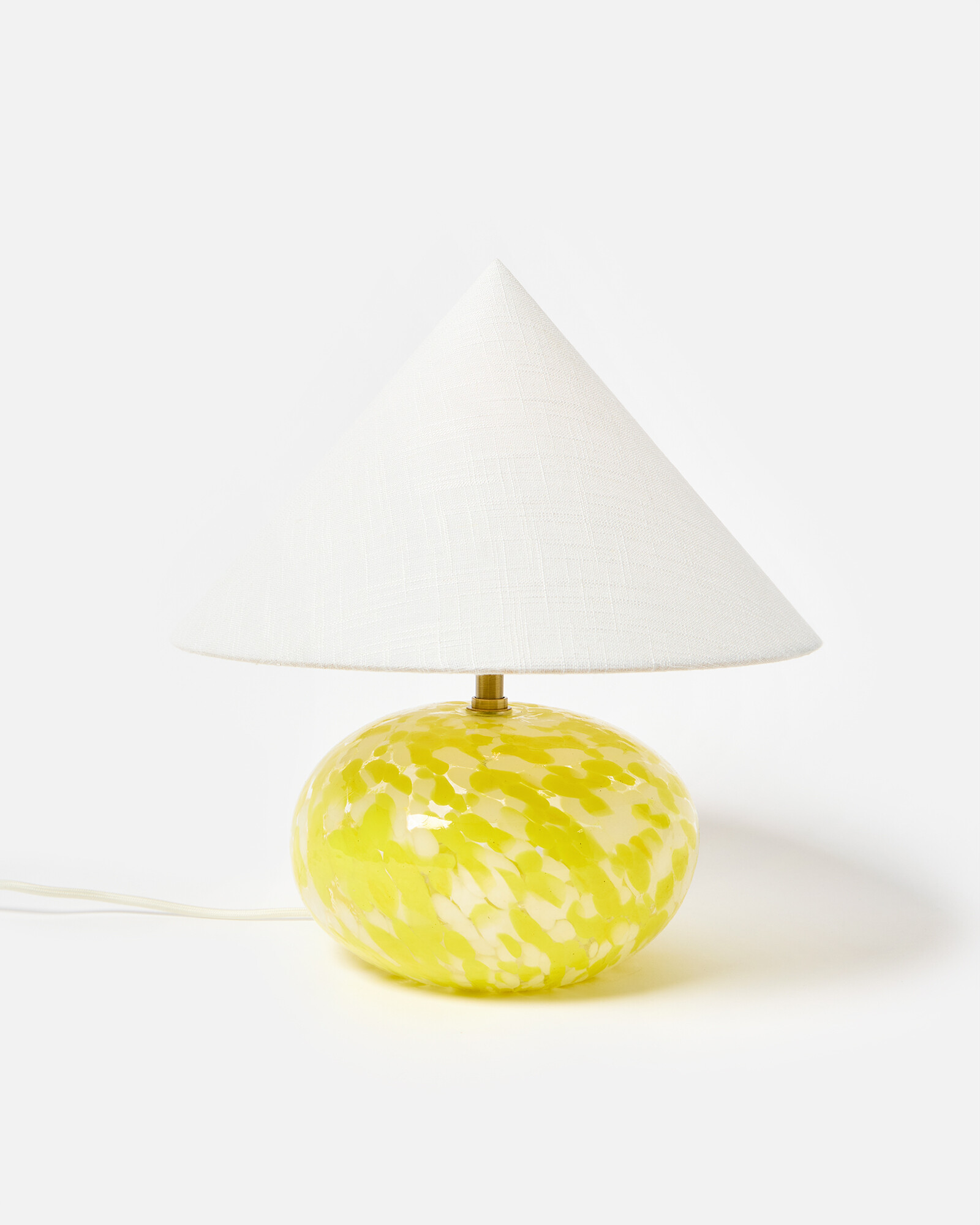 Pintar Yellow Glass Desk & Table Lamp