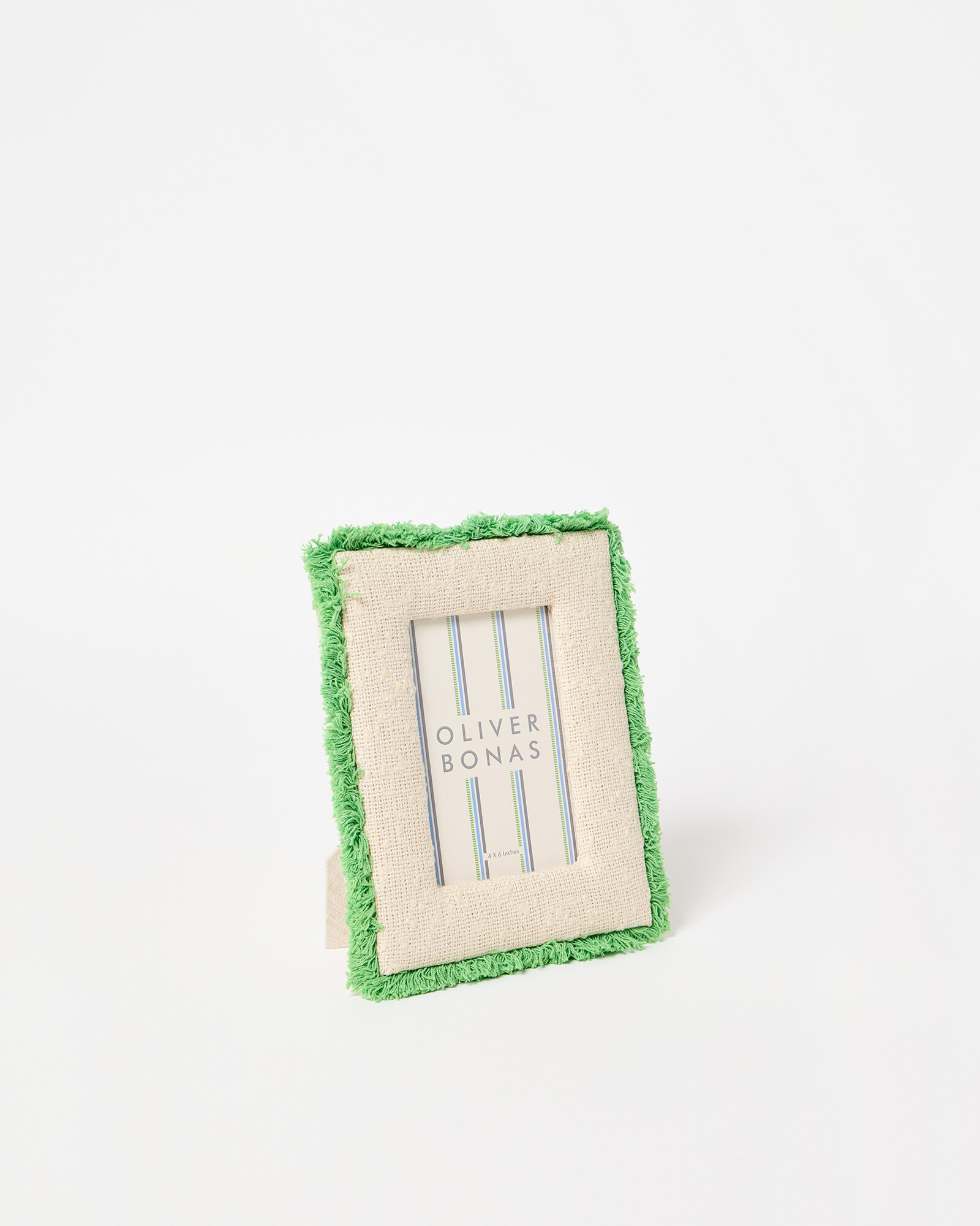 Issey Green Boucle Standing Photo Frame 6x4"