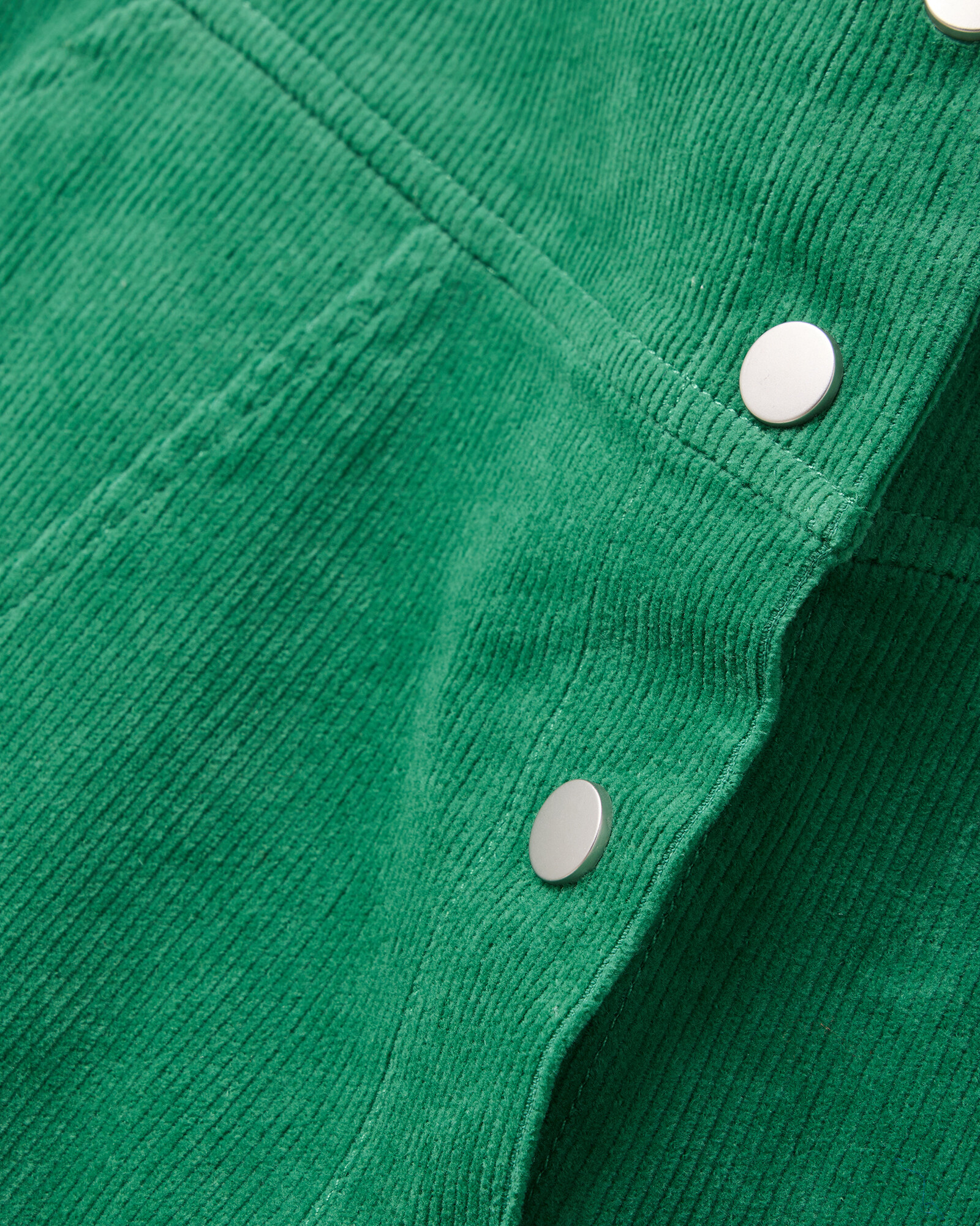 Corduroy Short Skirt Stone Green