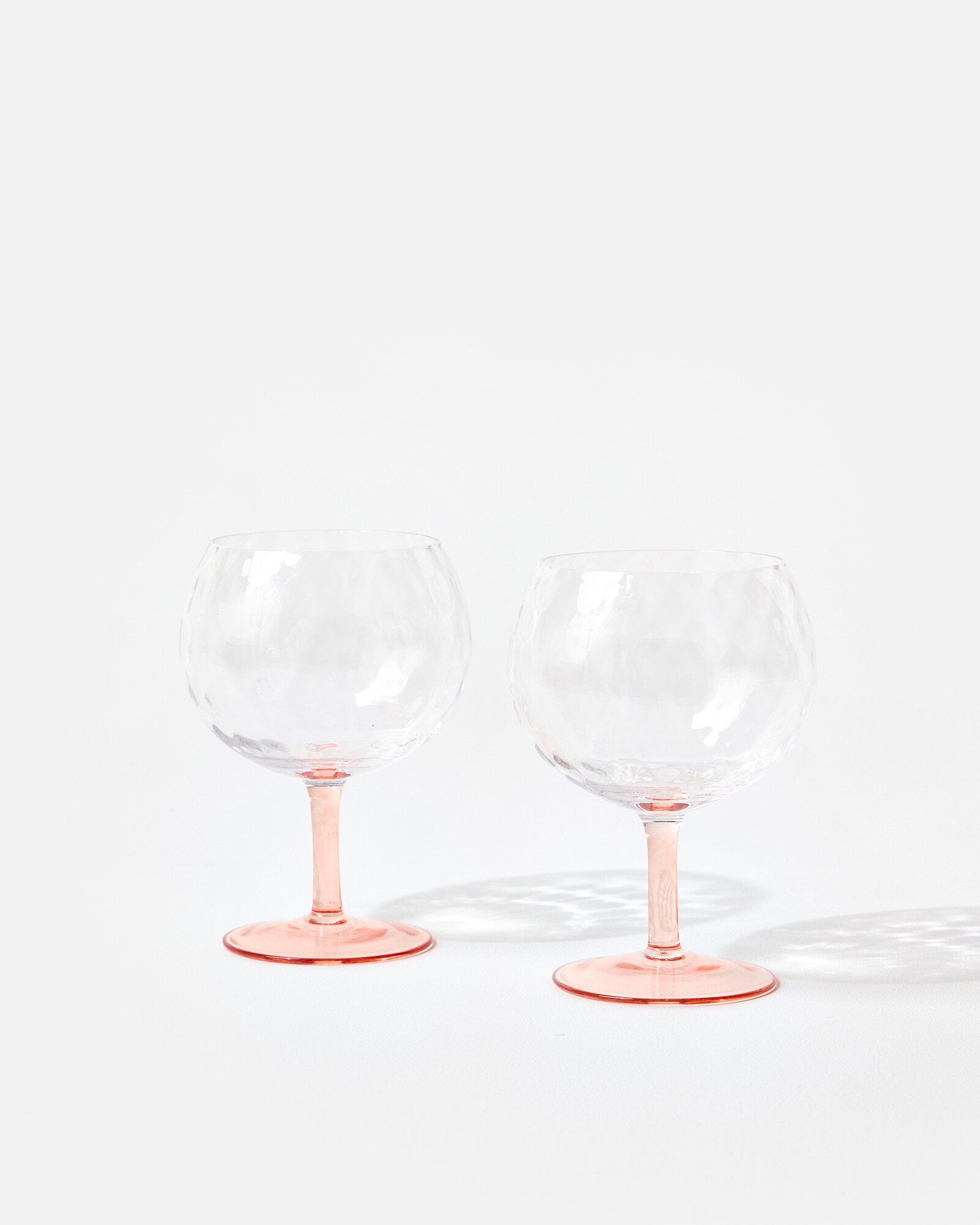 Rina Pink Gin Glasses Set of Two