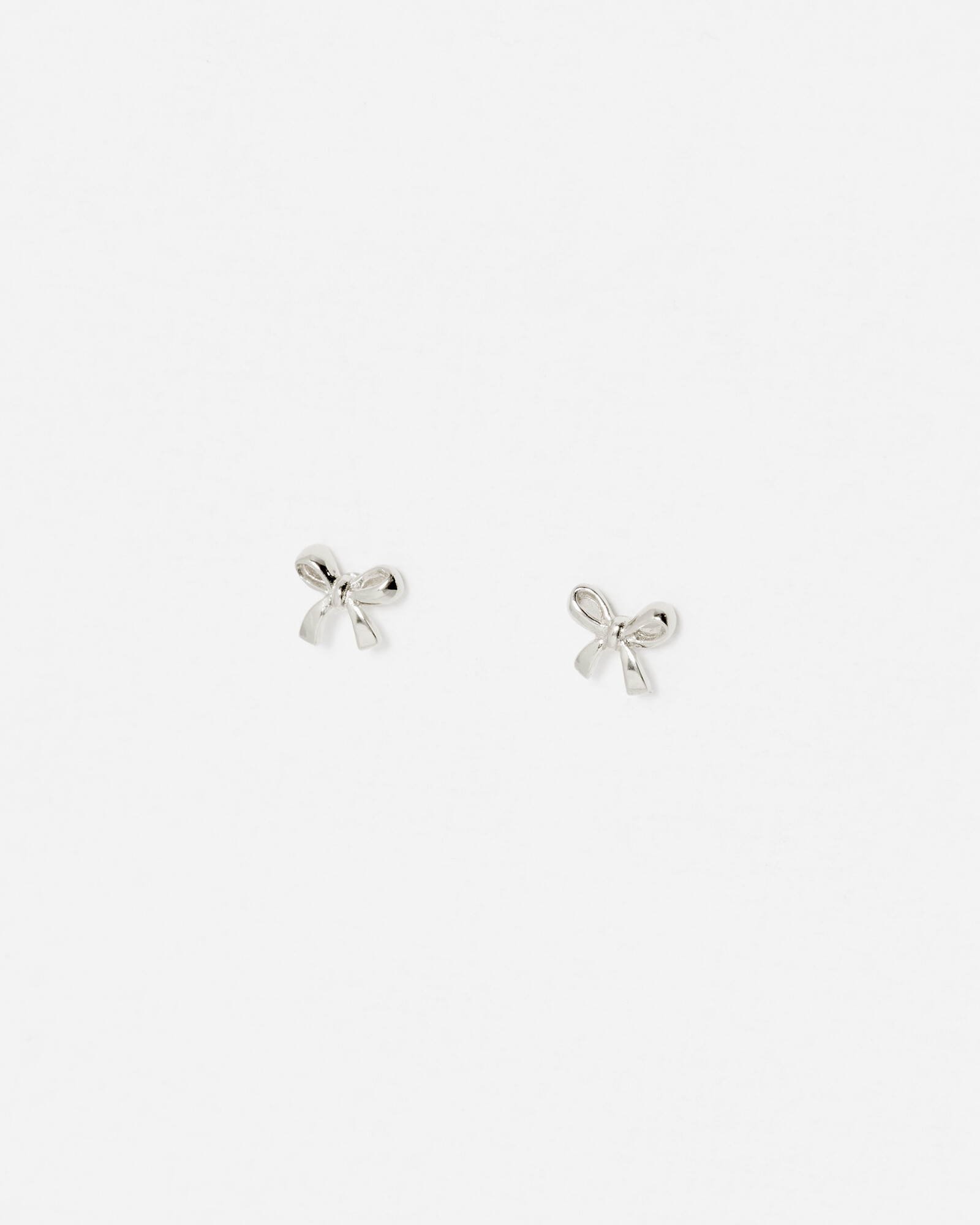 Paloma Sterling Silver Mini Bow Earrings