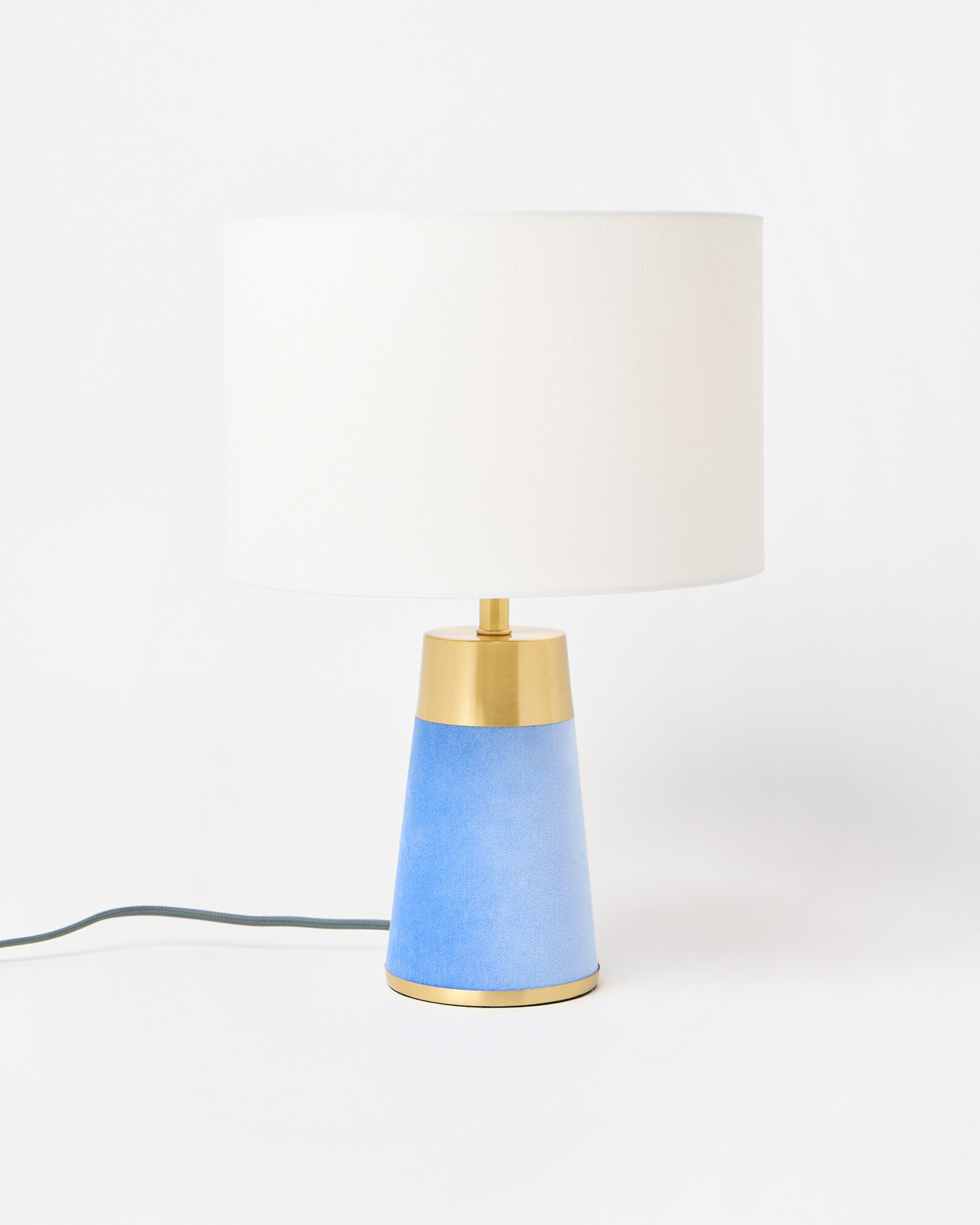 Ero Velvet Blue Table Lamp
