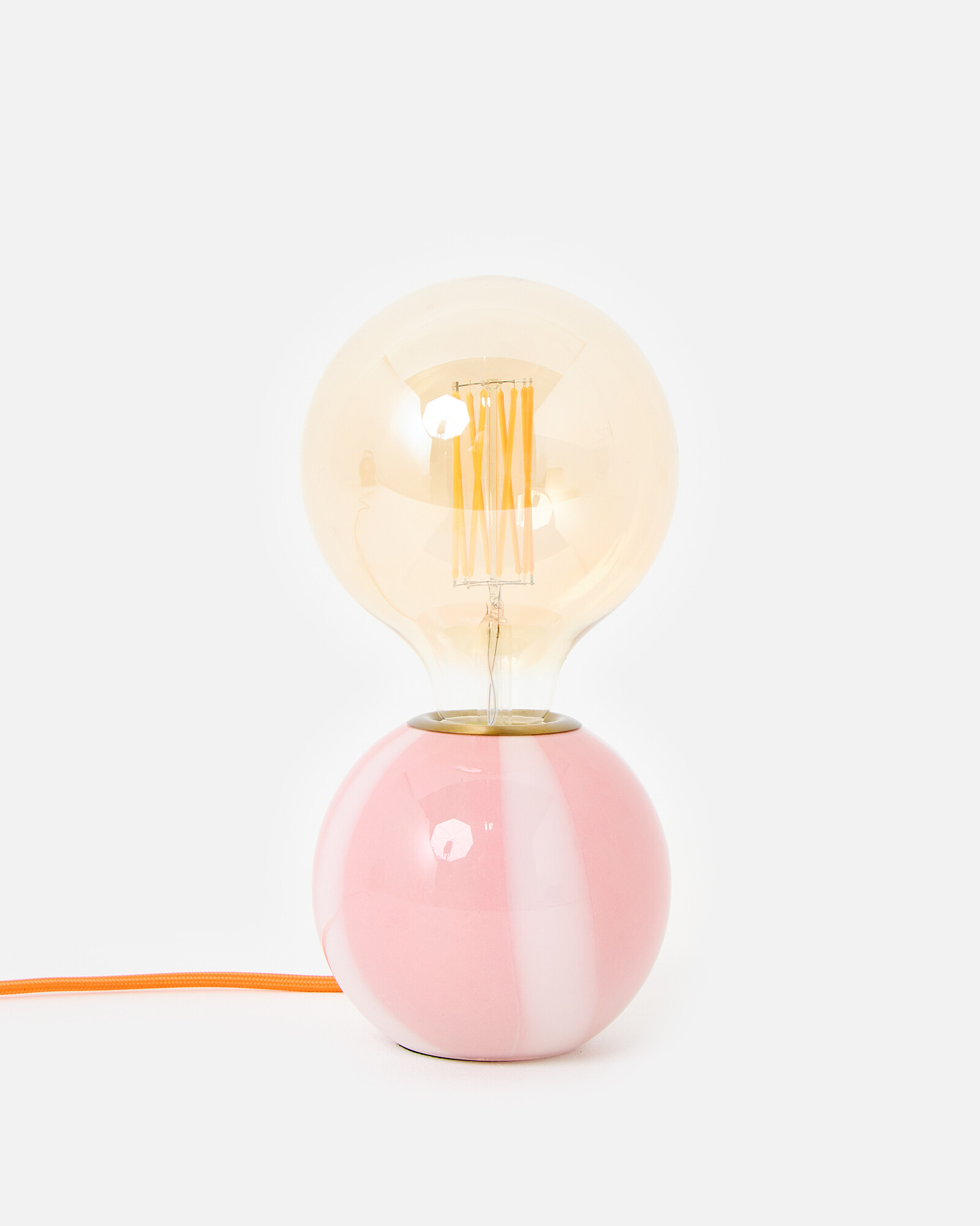 Raya Round Pink Desk & Table Lamp