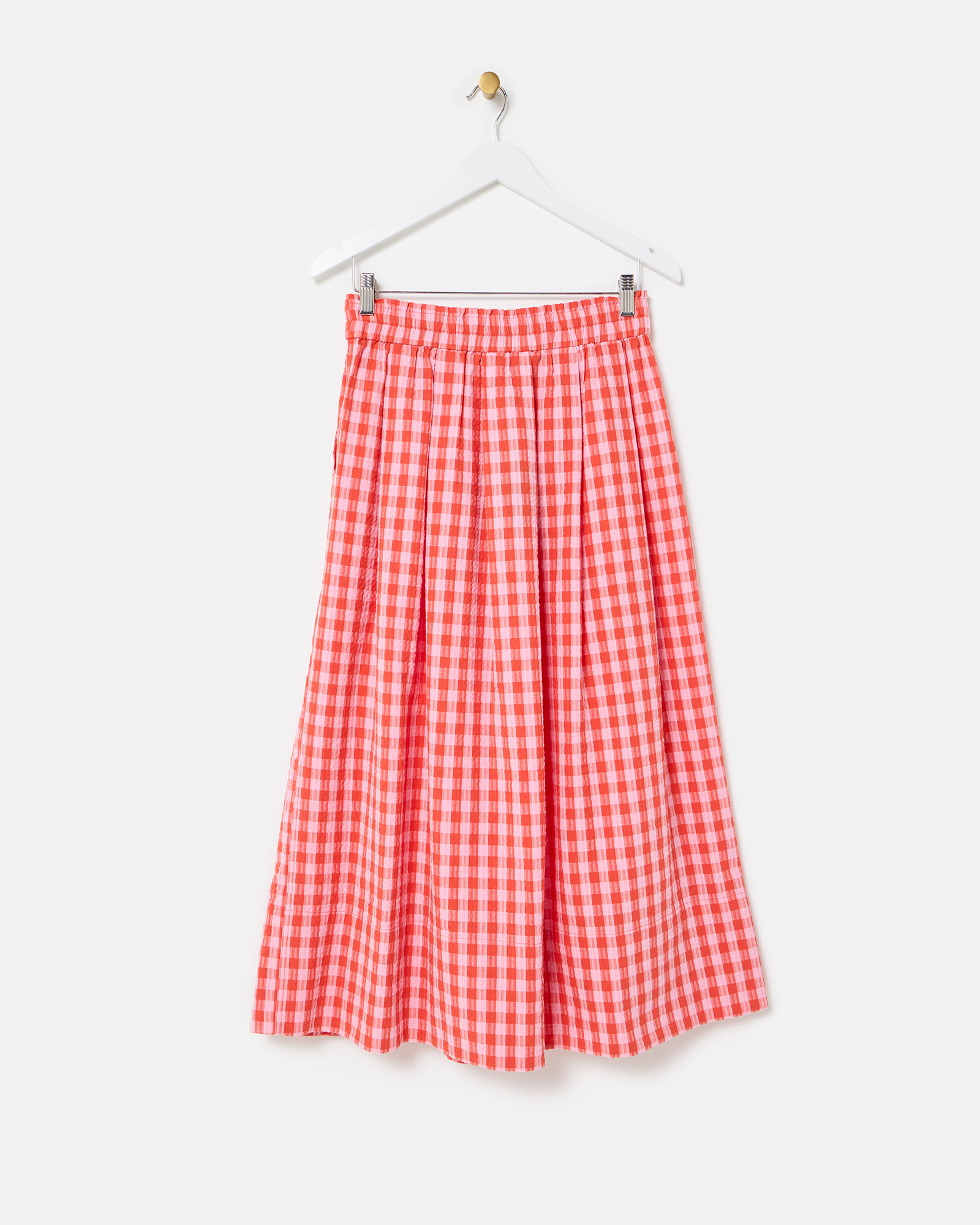 Gingham Fabric Gingham Skirt Singapore Red Pink Gingham