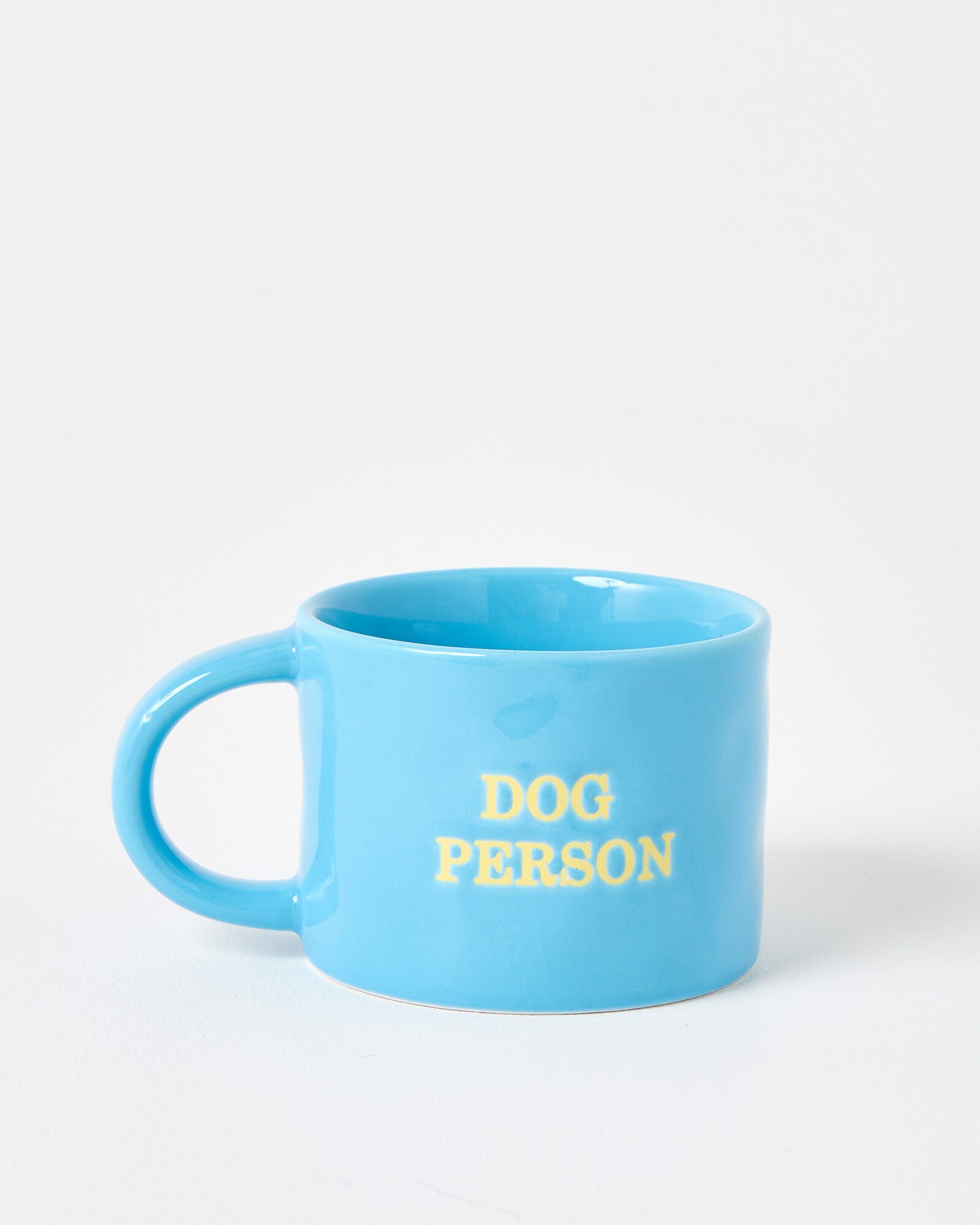 Dog Person Blue Mug