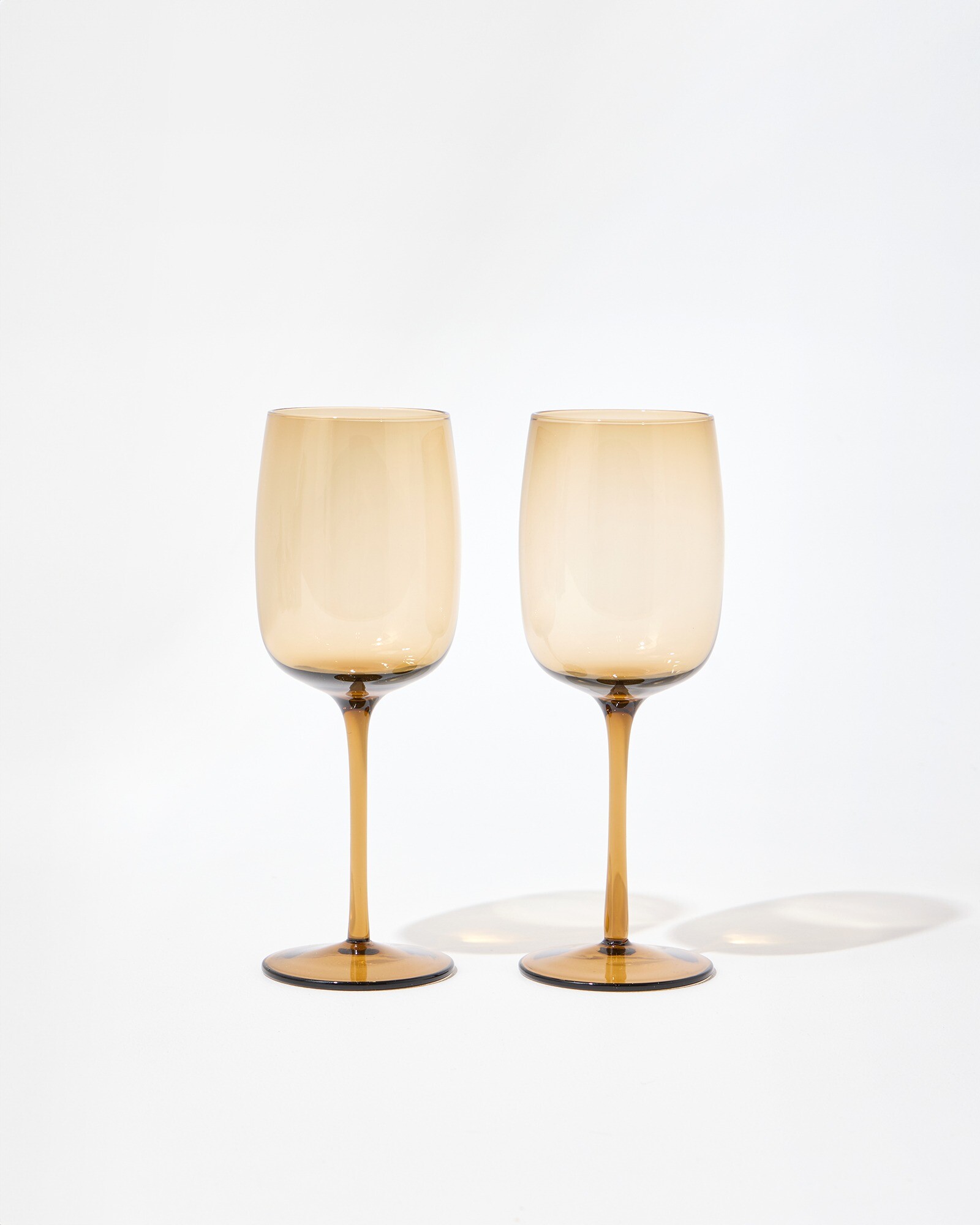 il Colore Brown Wine Glasses Set of Two