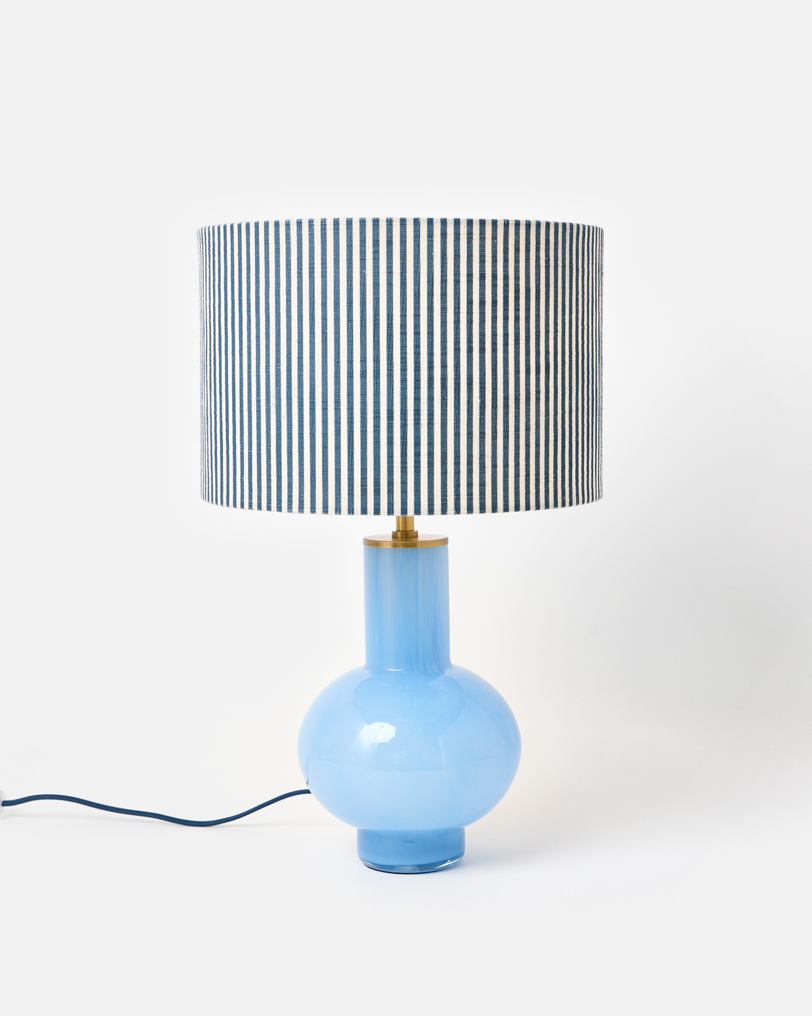Daniela Tall Blue Table Lamp & Shade