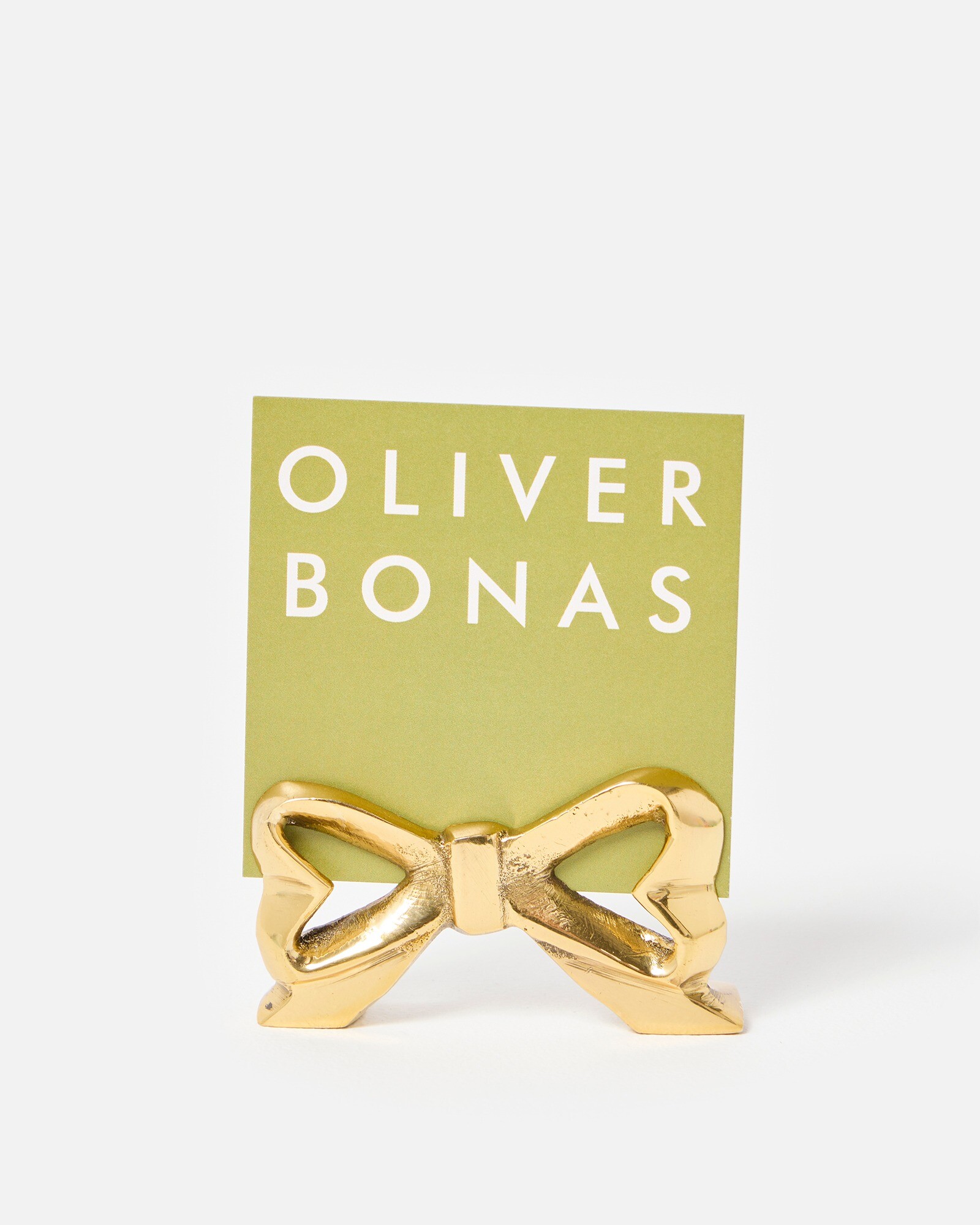 Gold Bow Photo Holder