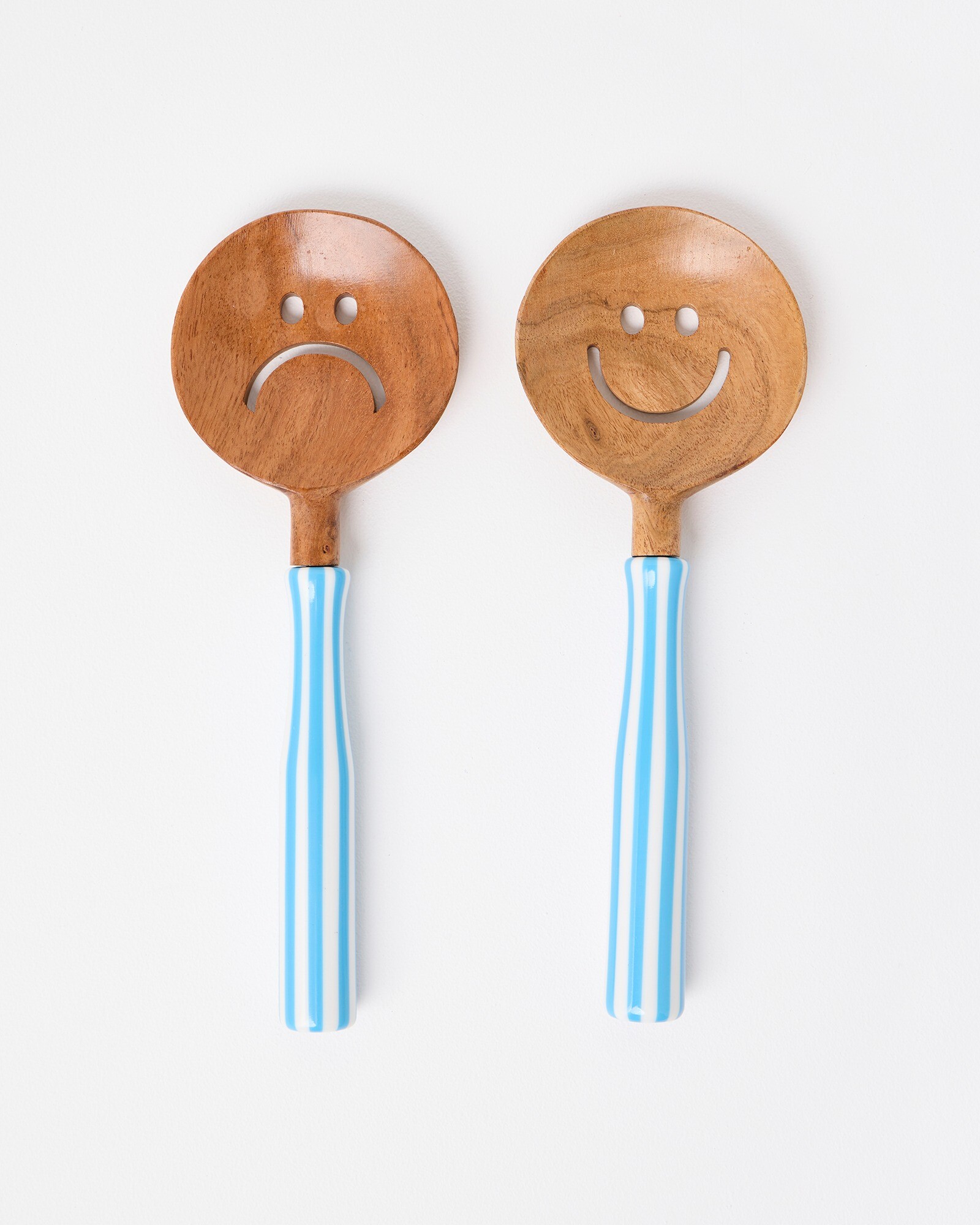Happy & Sad Face Salad Servers