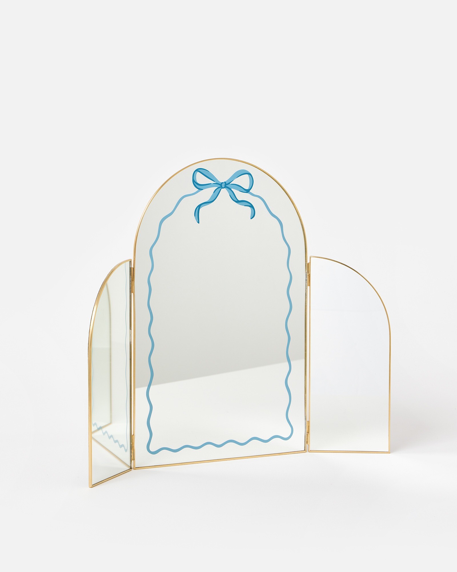 Bow Triple Arch Dressing Table Mirror