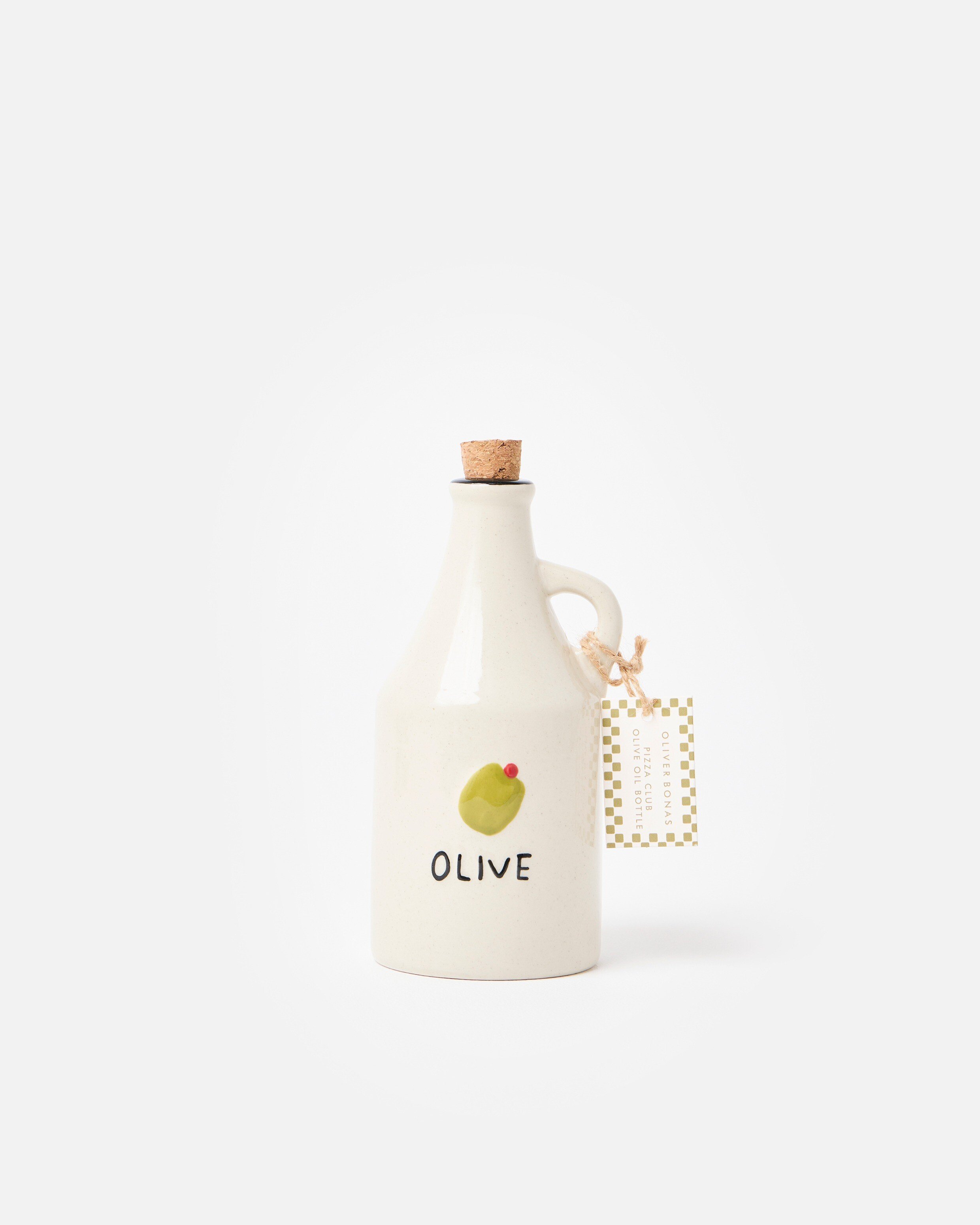 Pizza Club Olive Oil Bottle | Oliver Bonas