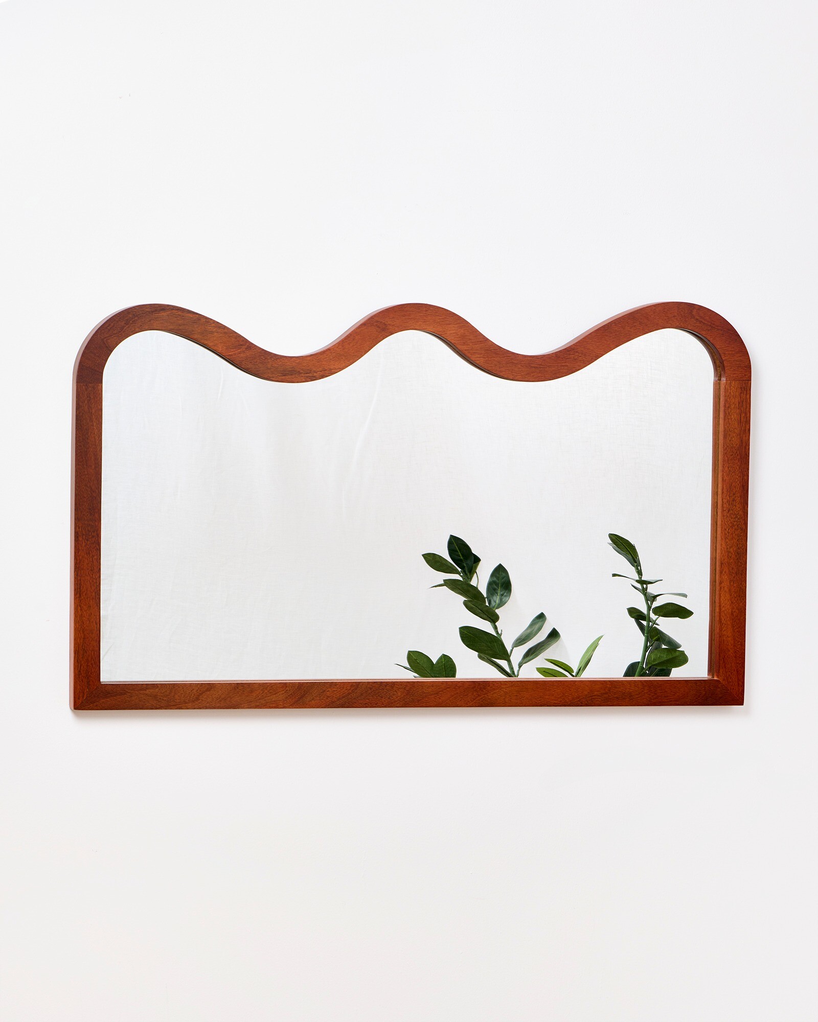 Wiggle Wooden Large Mirror