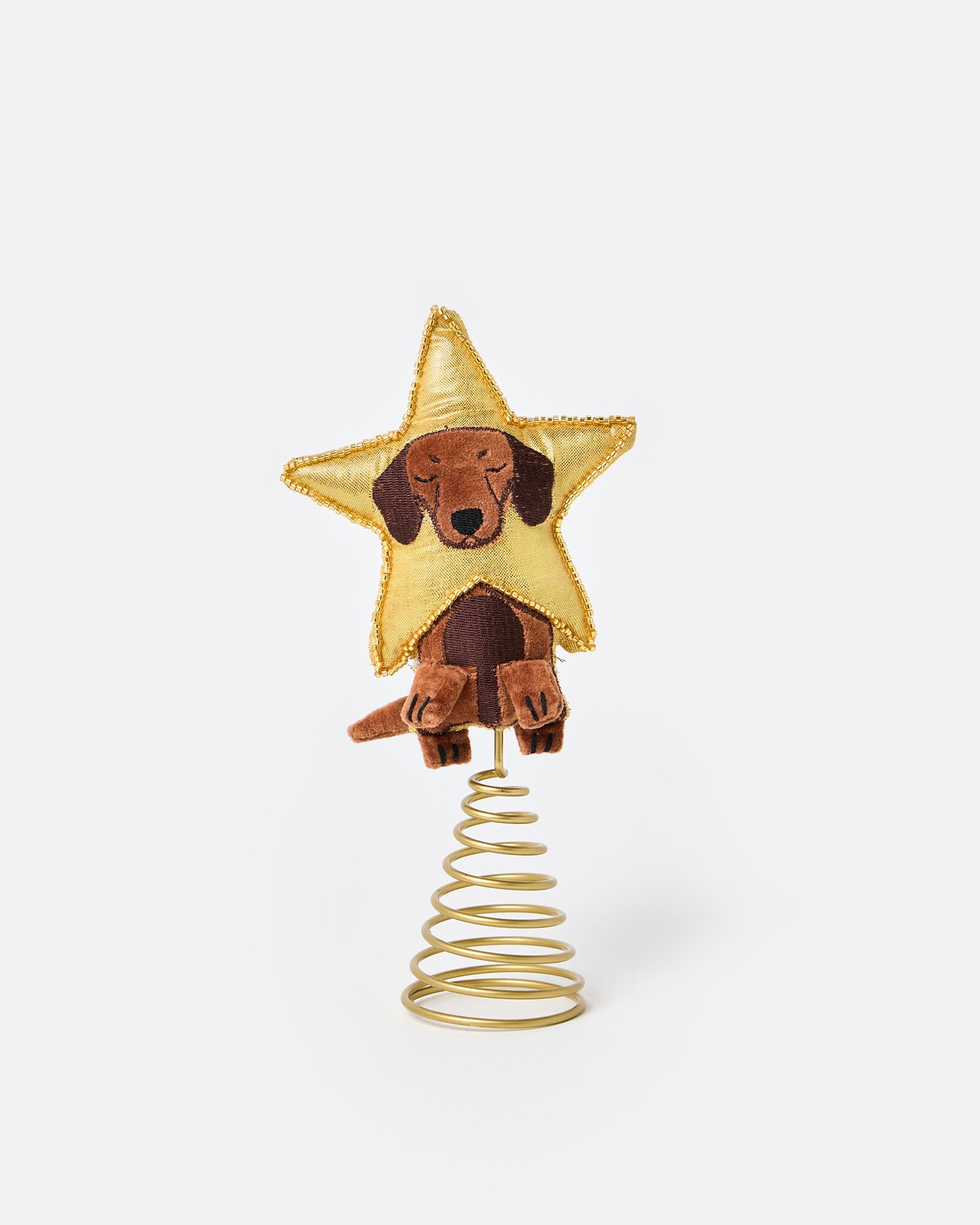 Dog Star Christmas Tree Topper | Oliver Bonas