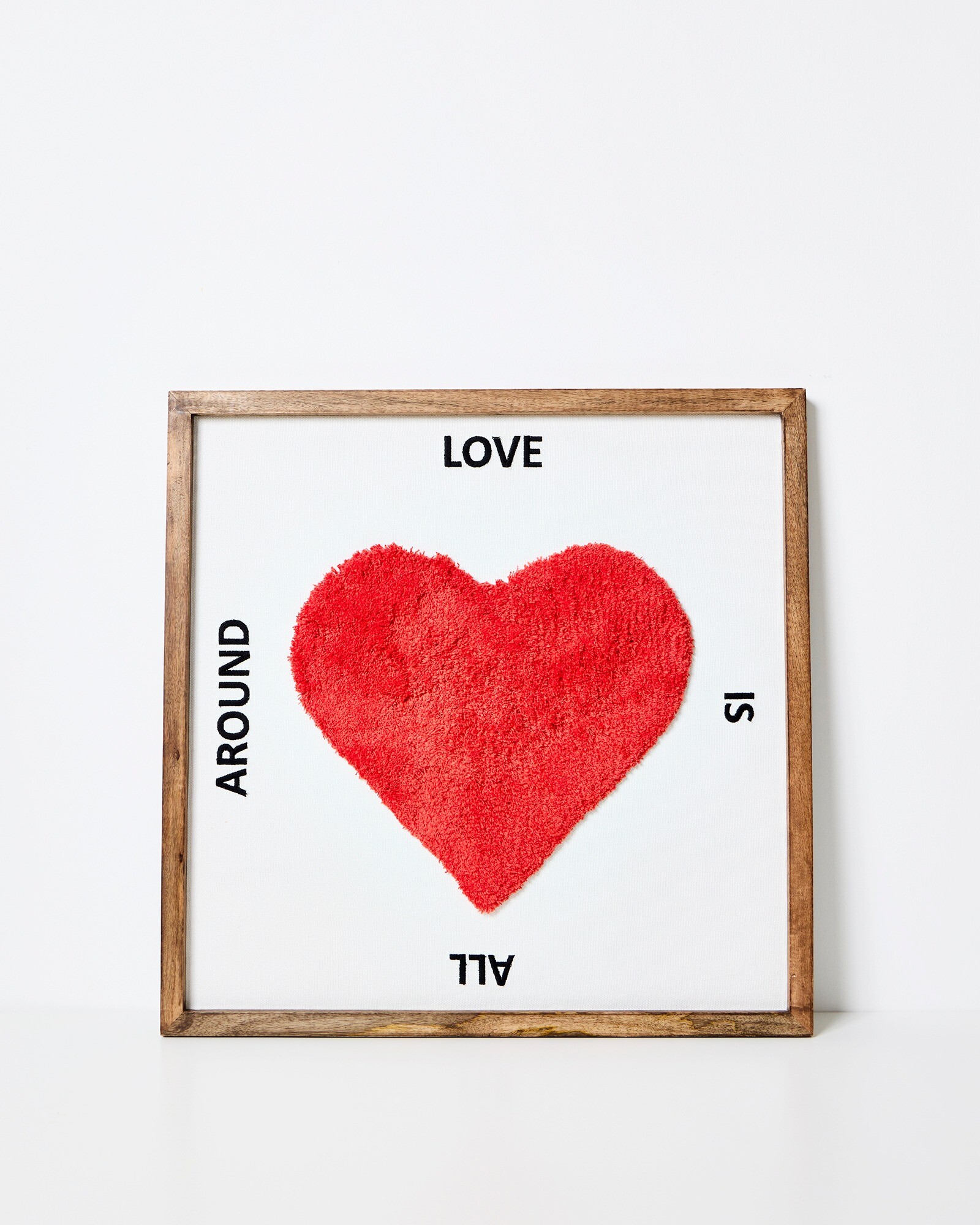 Love is all Around Tufted Wall Art