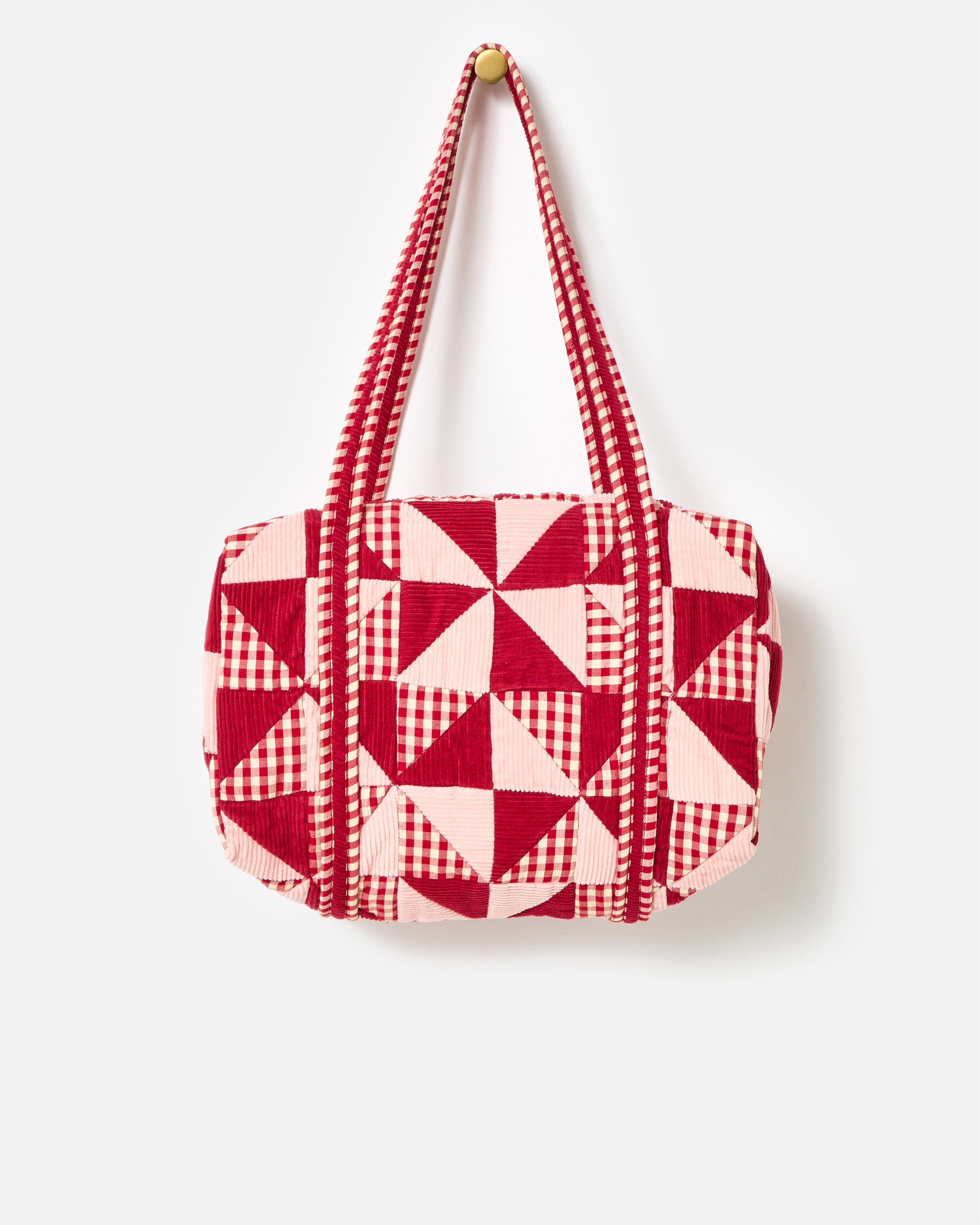 elu.Fleur tote（square）Corduroy Fleur tote（square）Corduroy