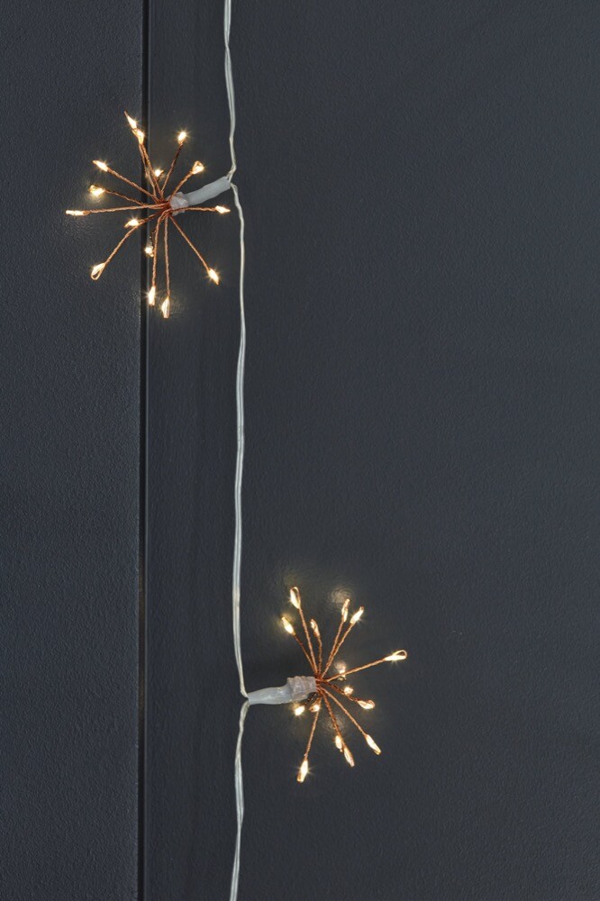 Copper Starburst String Lights