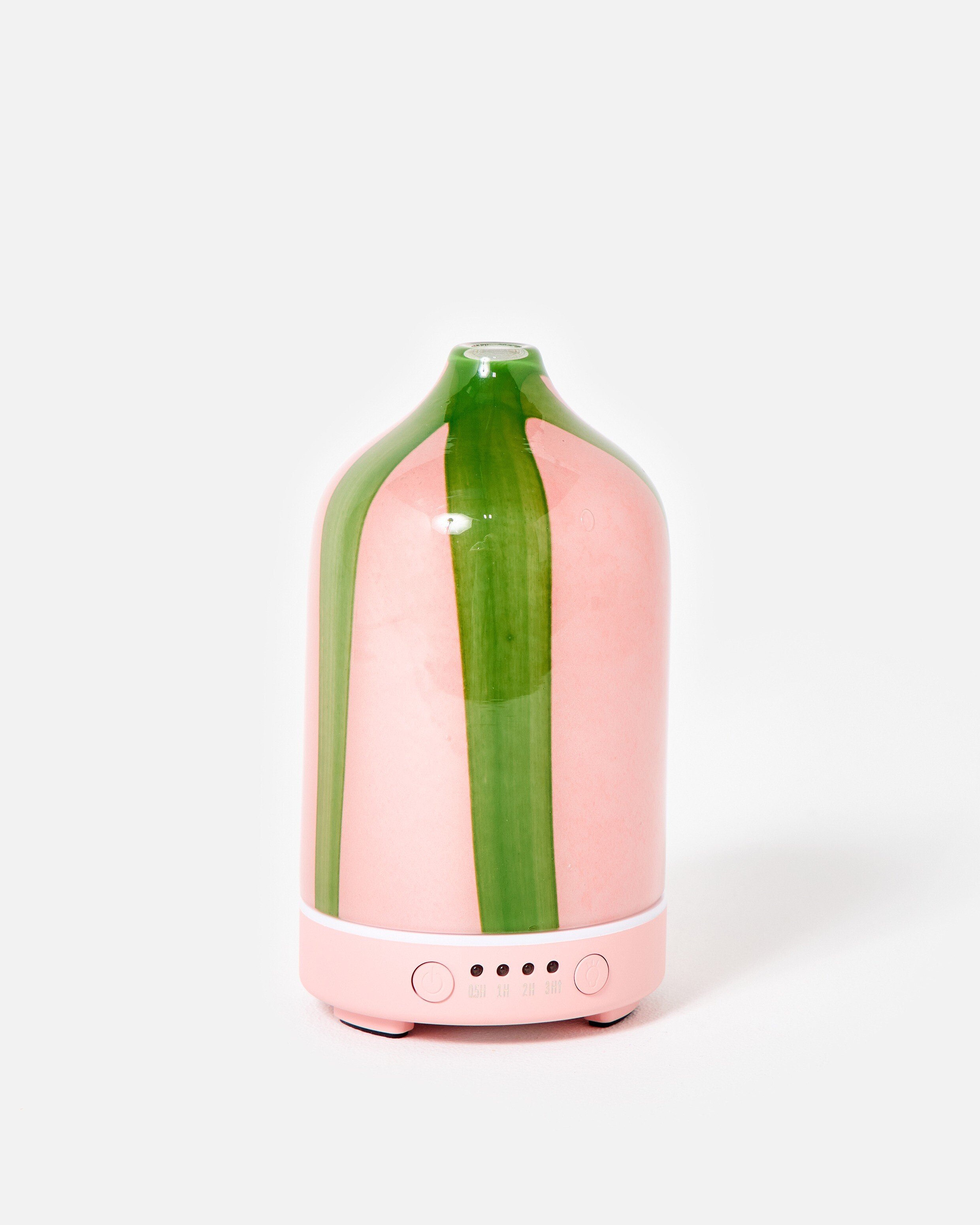 Clara Pink & Green Glass Electric Diffuser