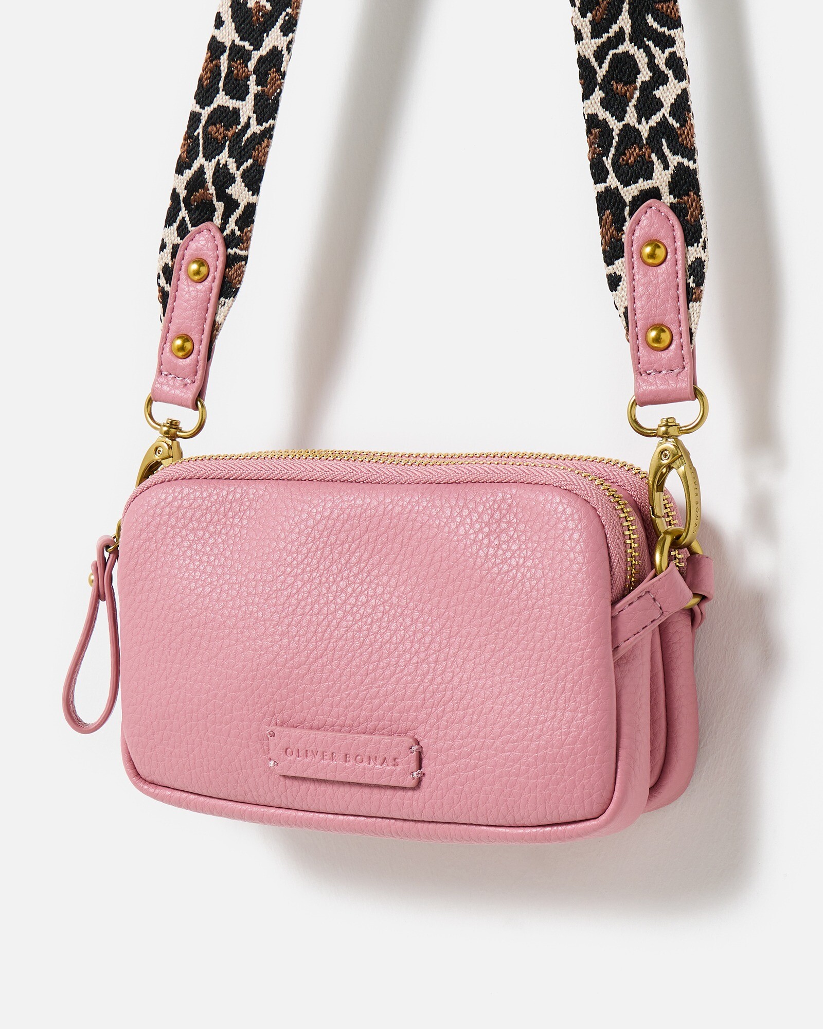 Naha Dusky Pink Crossbody Bag