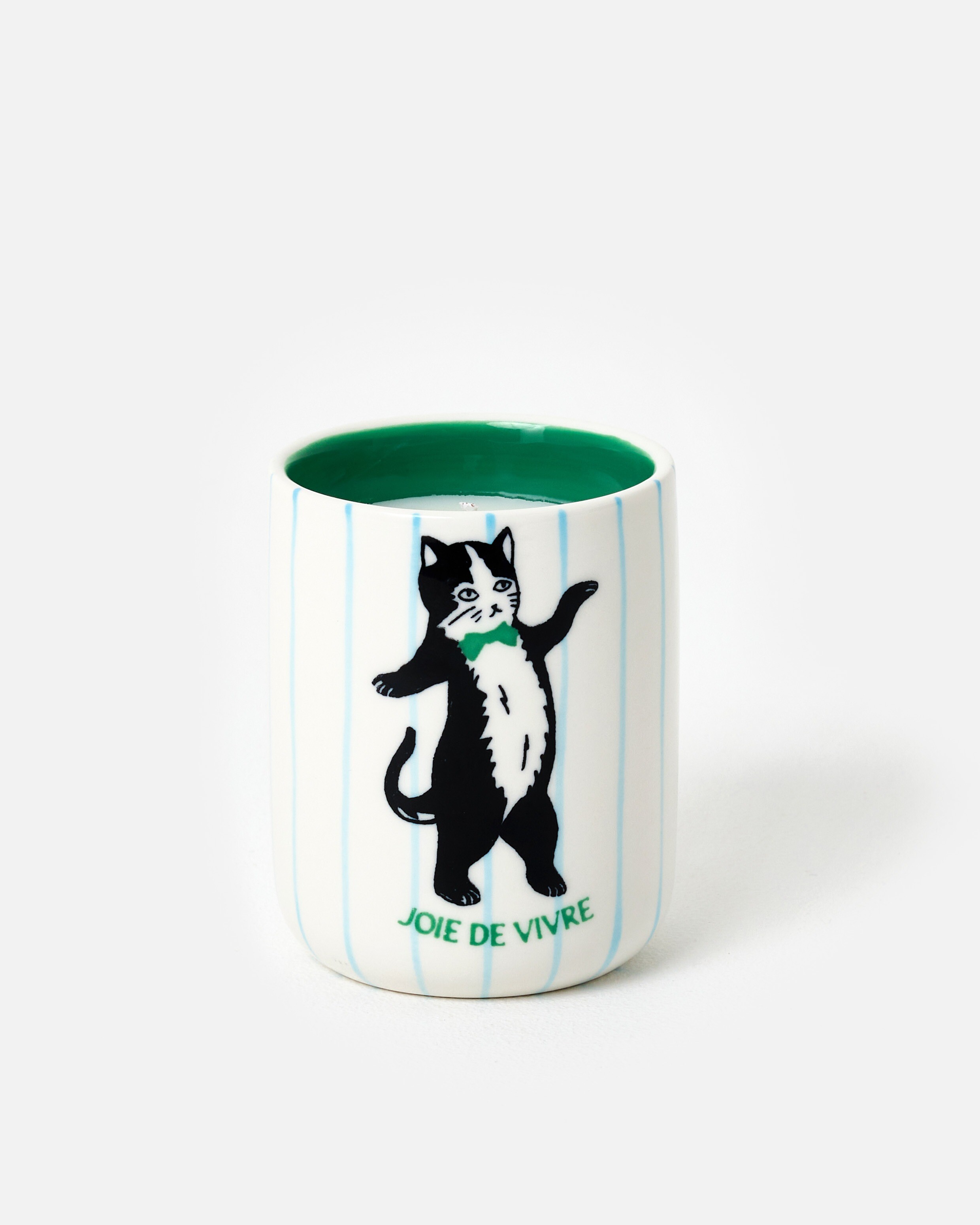 Pink Grapefruit & Basil Pierre Ceramic Candle