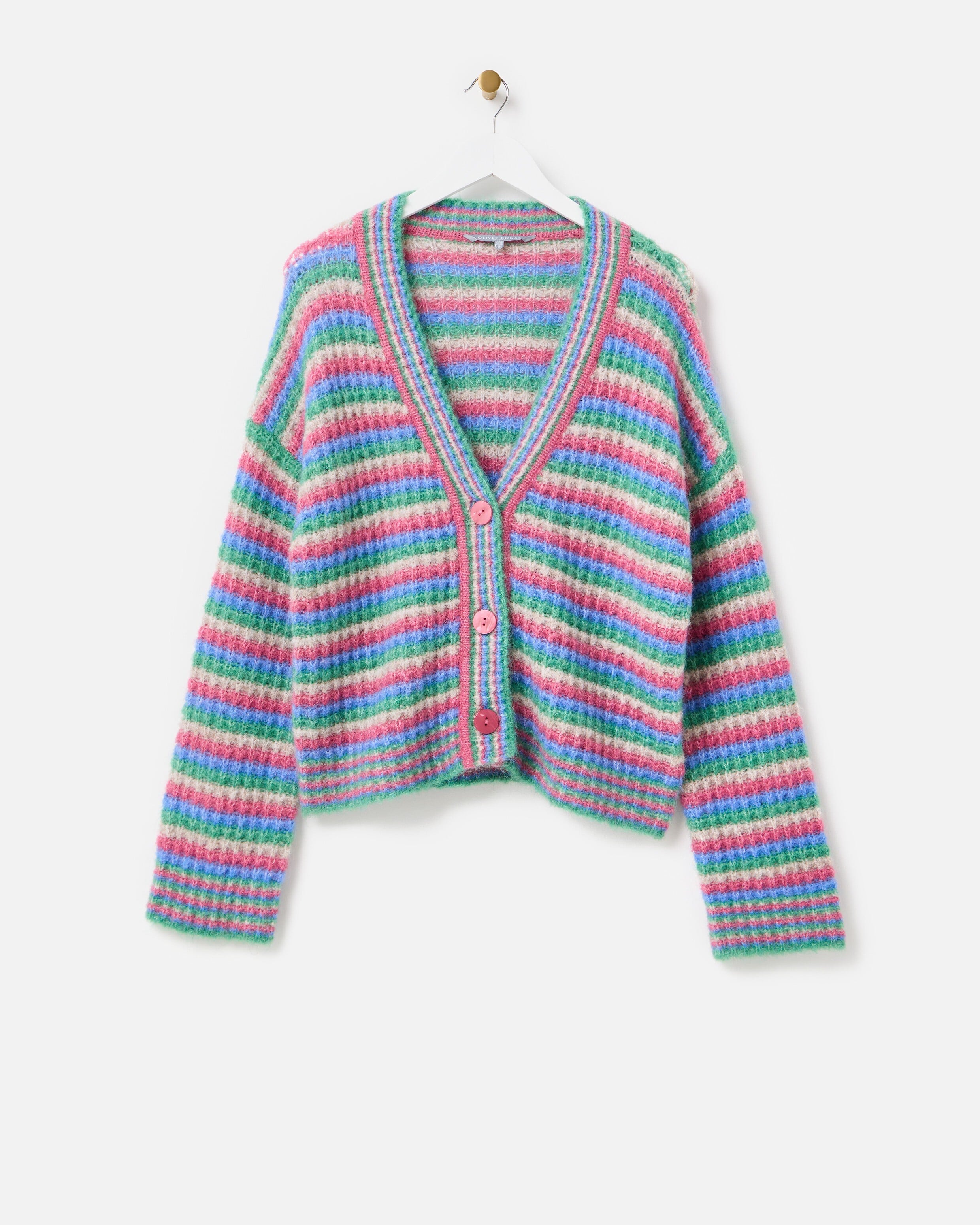 Bona Striped Cardigan