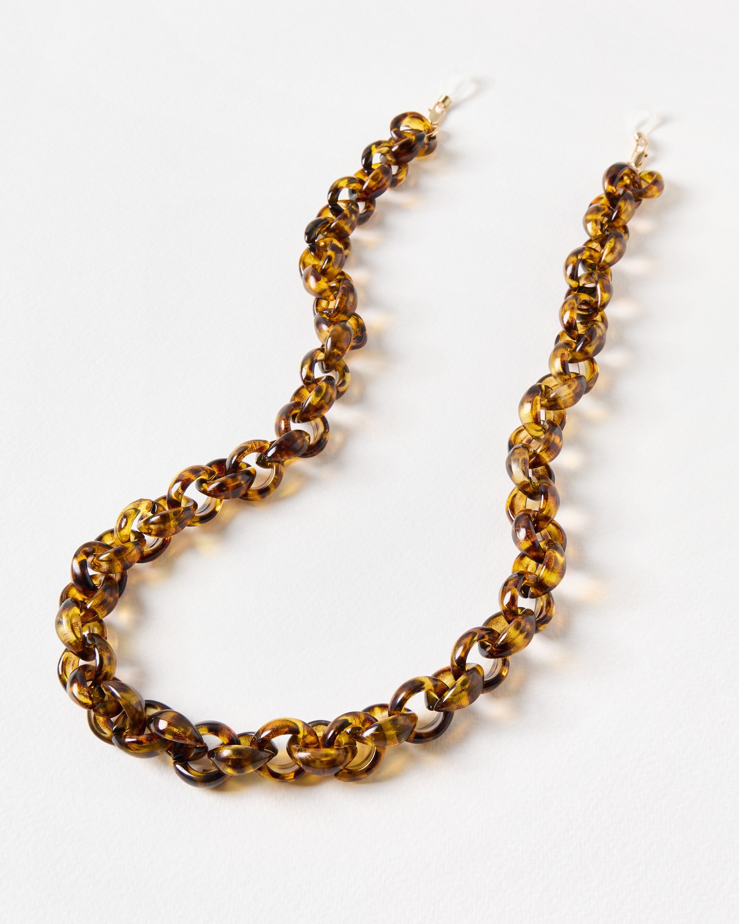 Zenaya Faux Tortoiseshell Resin Glasses Chain | Oliver Bonas