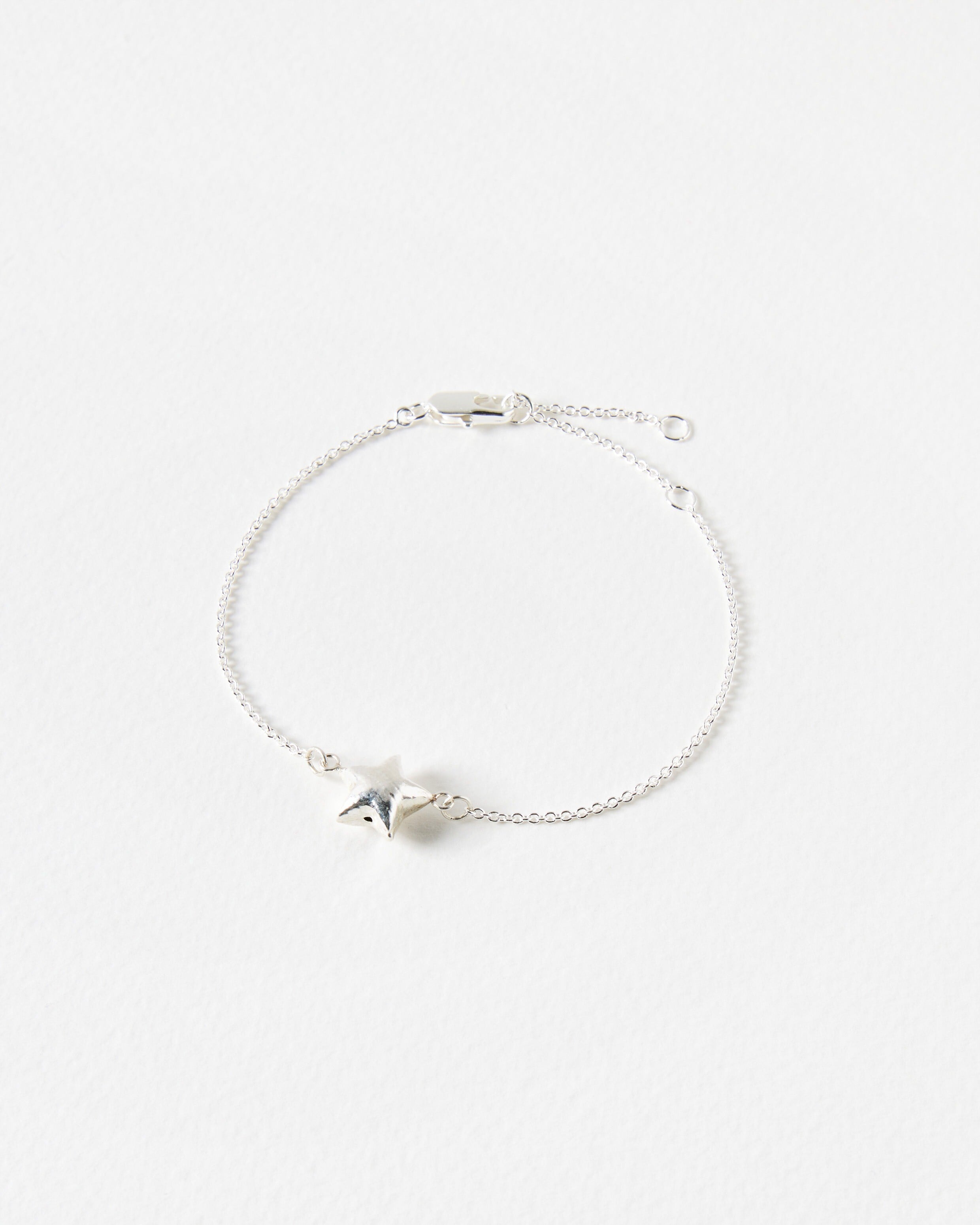 Just Trade x Oliver Bonas Bintang Star Silver Chain Bracelet