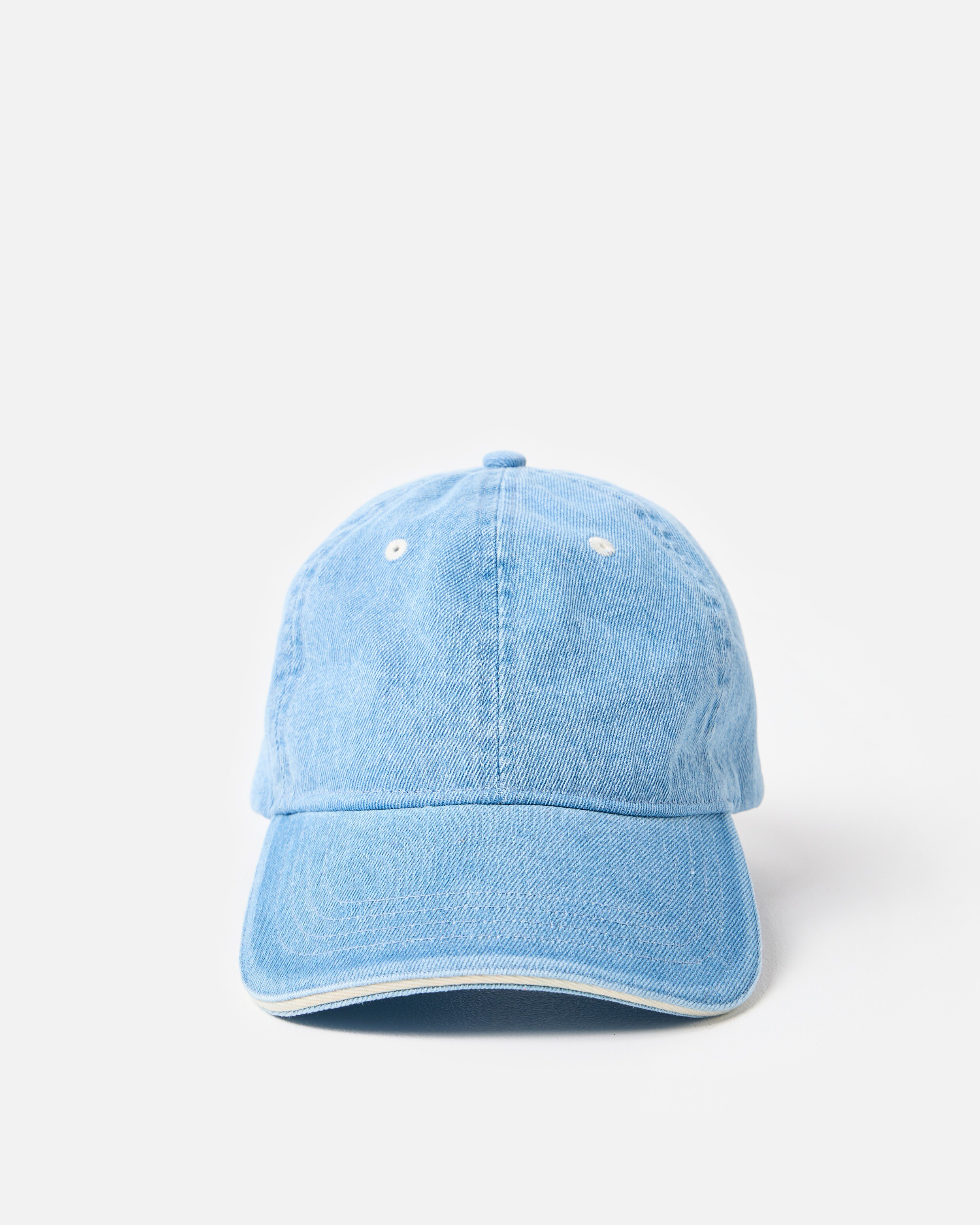 Light Blue Denim Cap Hat | Oliver Bonas