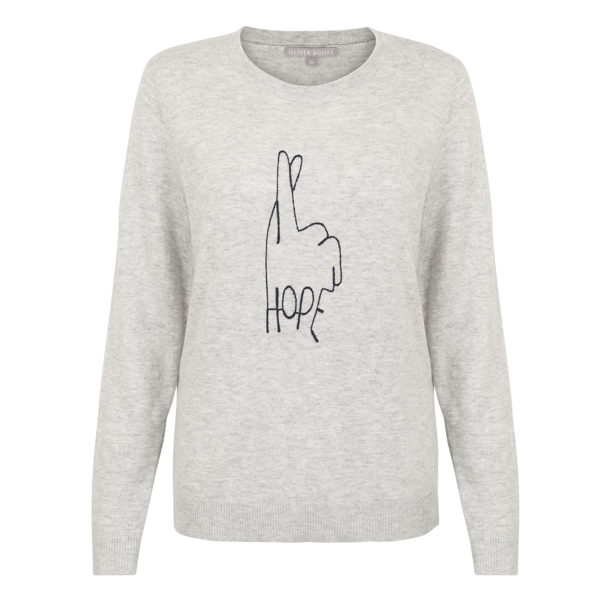 Hope Slogan Jumper | Oliver Bonas