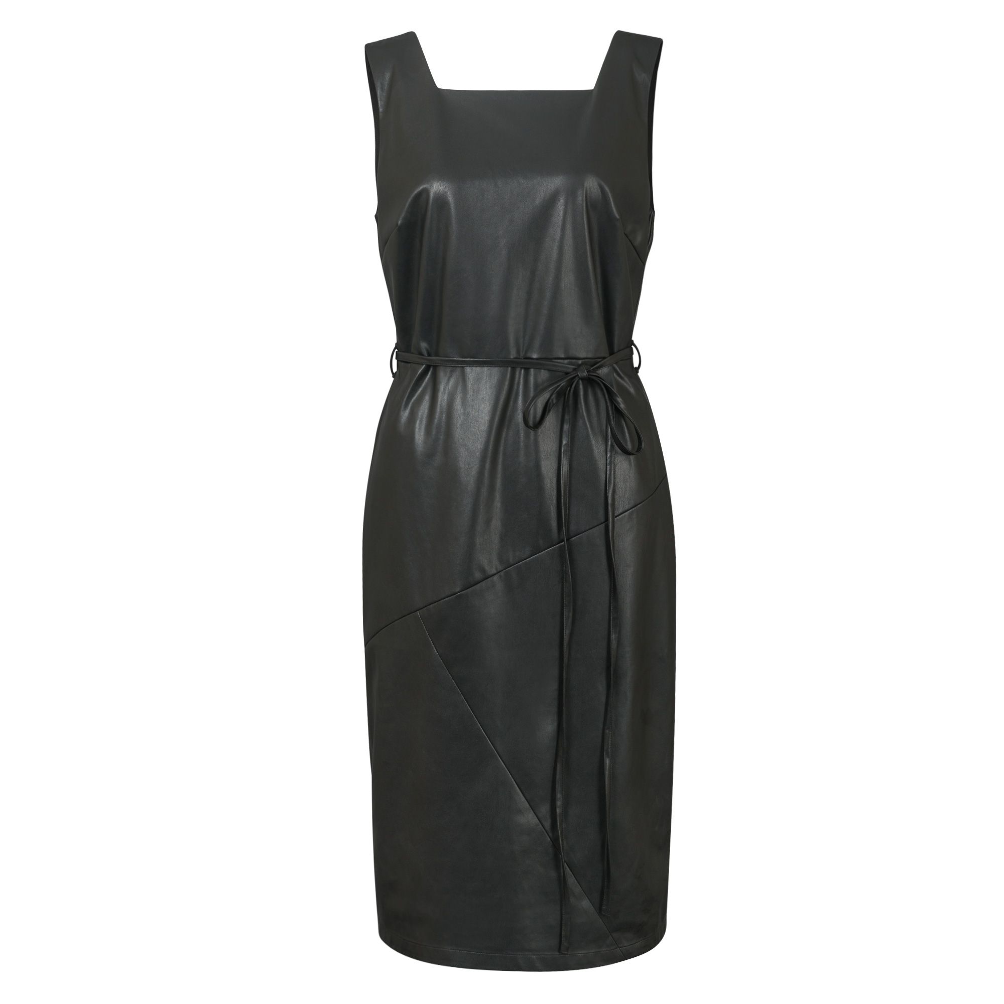 Prime Imitation Leather Panelled Dress | Oliver Bonas
