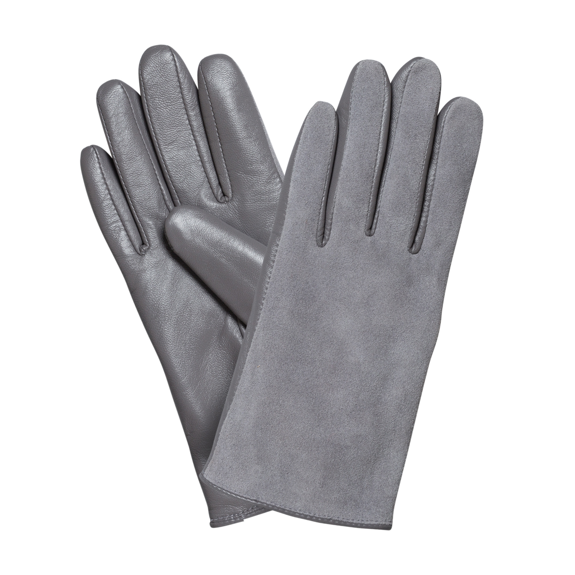 Suede Leather Mix Gloves Oliver Bonas